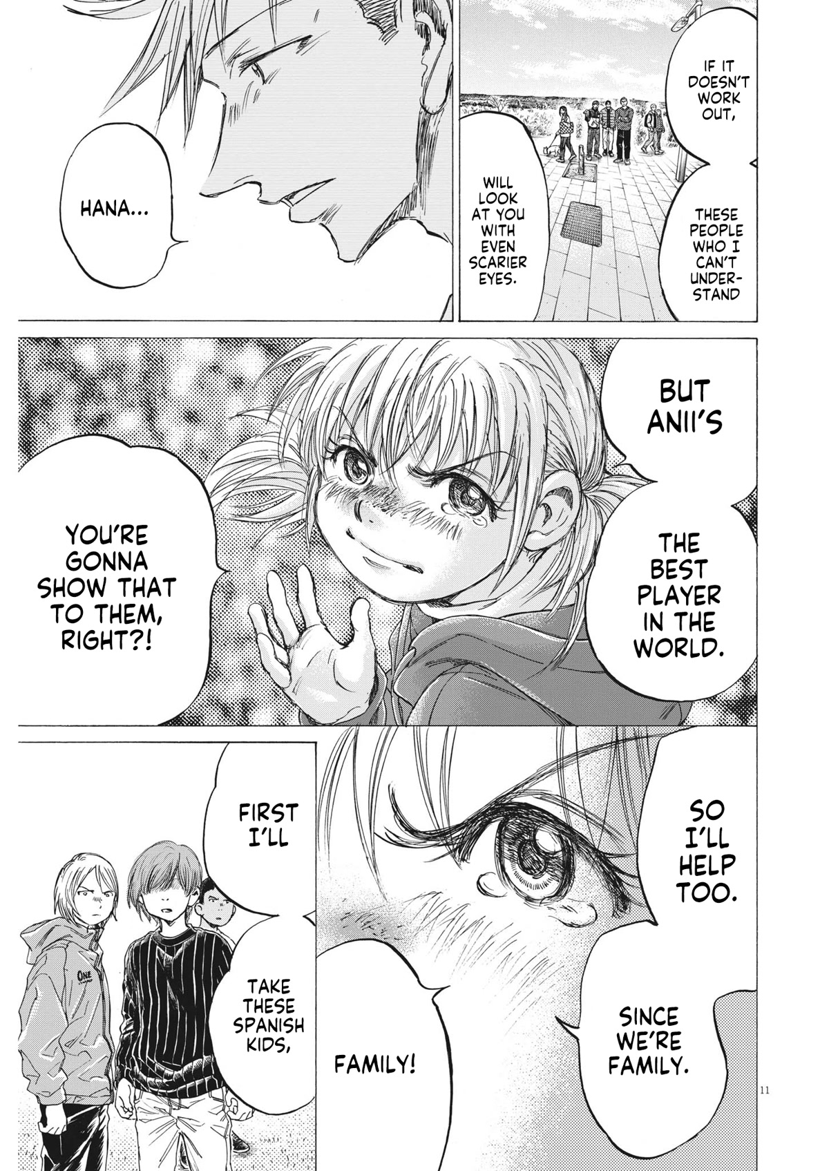 Ao Ashi Chapter 319 page 12 - Chapter 319: Hana Goes West