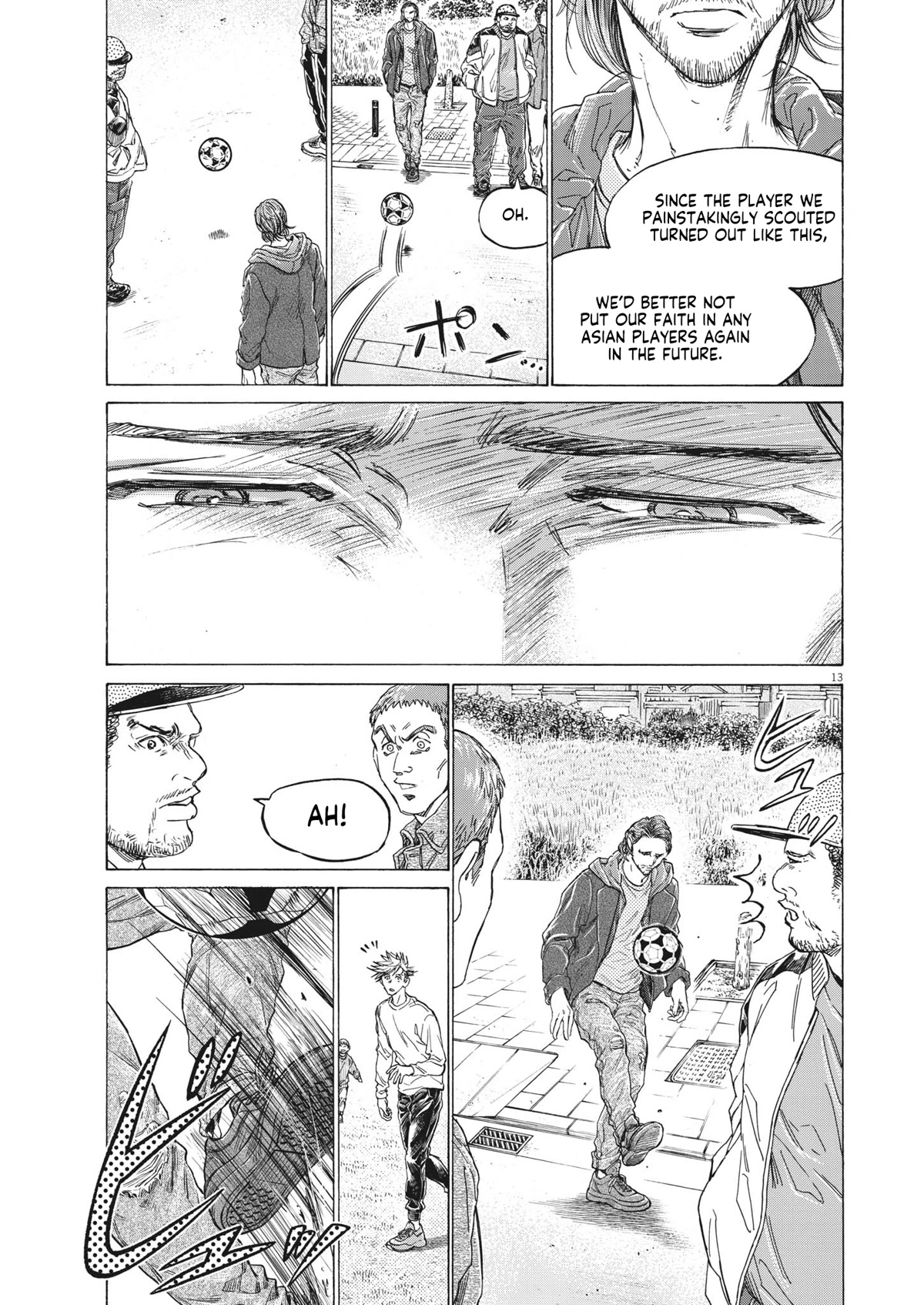 Ao Ashi Chapter 319 page 14 - Chapter 319: Hana Goes West