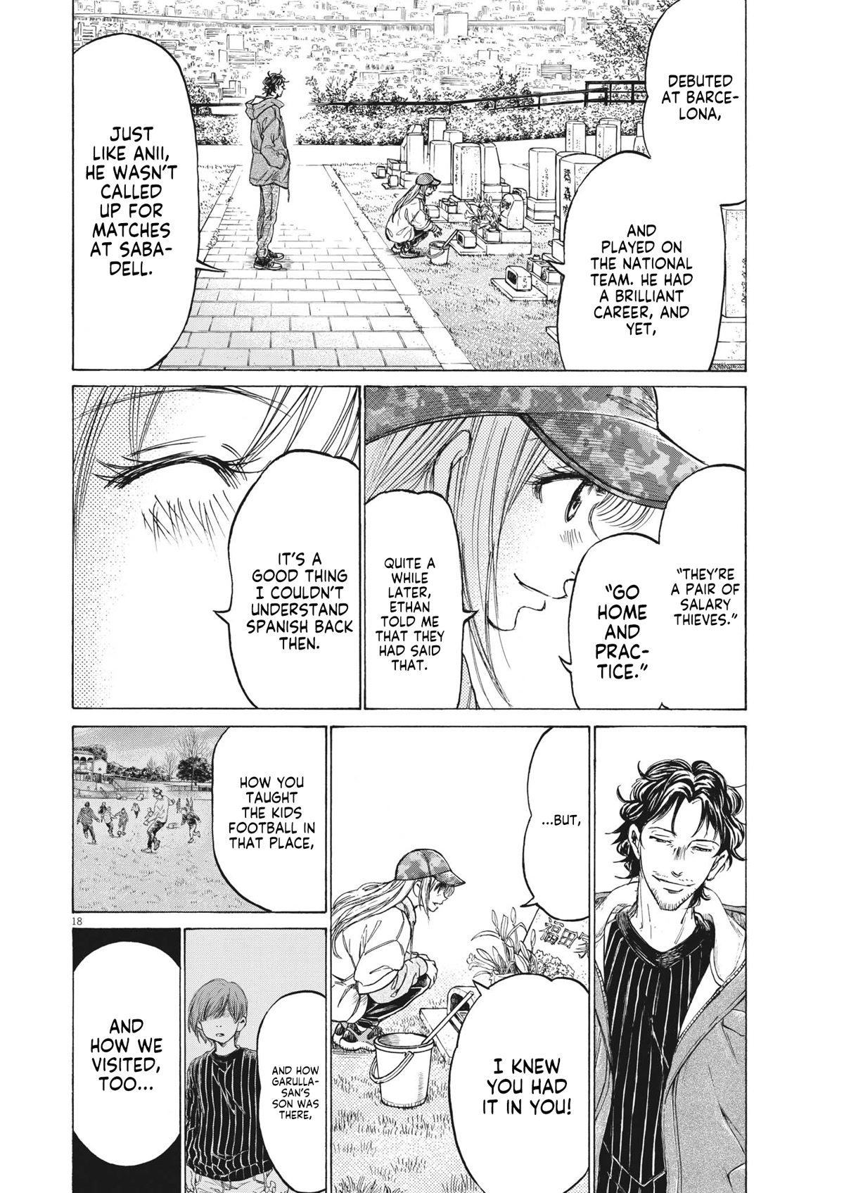 Ao Ashi Chapter 319 page 18 - Chapter 319: Hana Goes West