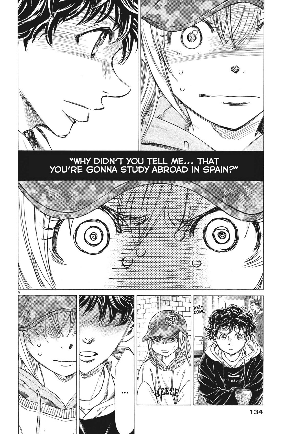 Ao Ashi Chapter 321 page 11 - Chapter 321: Monde Blue (Blue World)