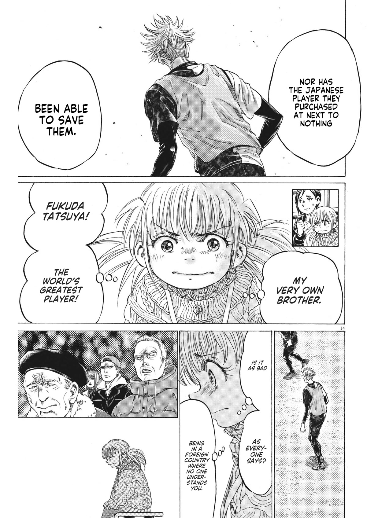 Ao Ashi Chapter 321 page 16 - Chapter 321: Monde Blue (Blue World)