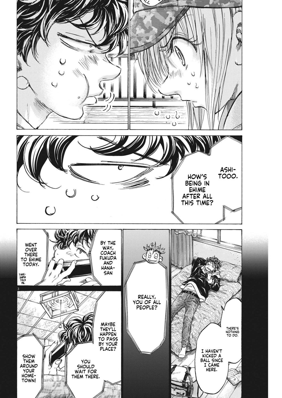 Ao Ashi Chapter 321 page 5 - Chapter 321: Monde Blue (Blue World)