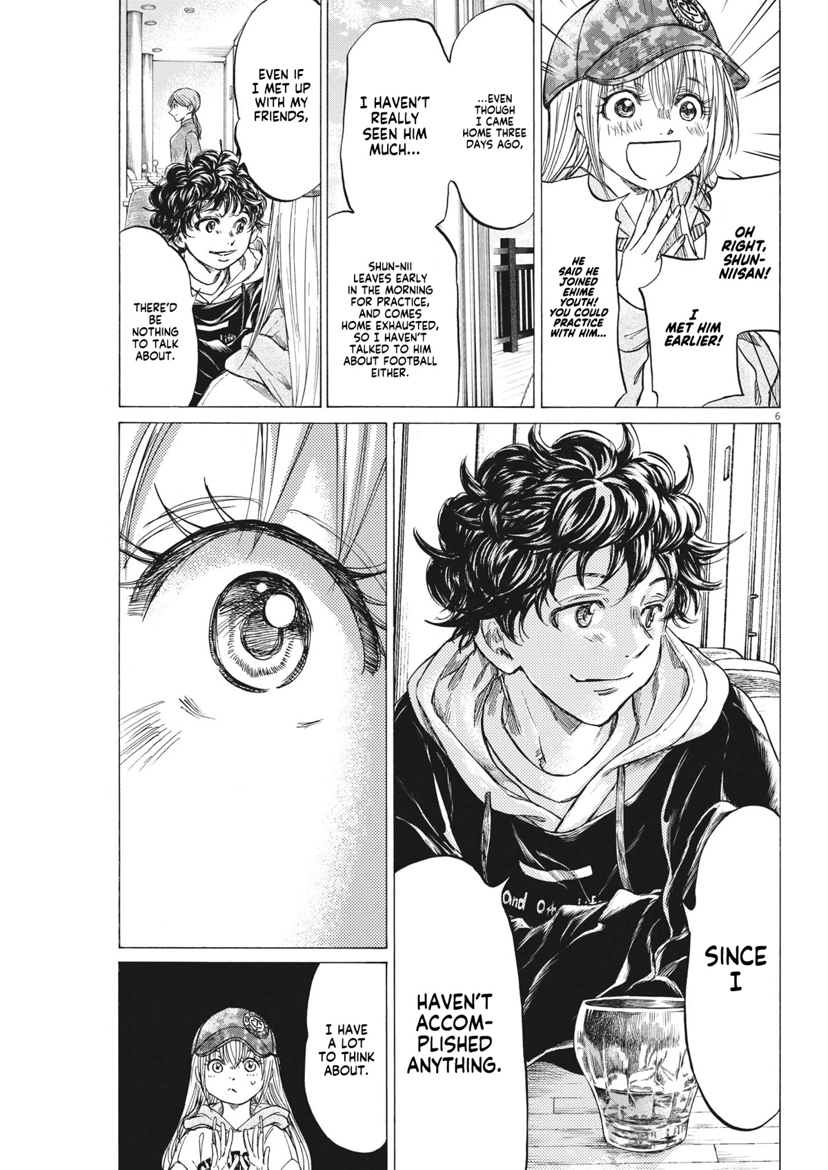 Ao Ashi Chapter 321 page 8 - Chapter 321: Monde Blue (Blue World)