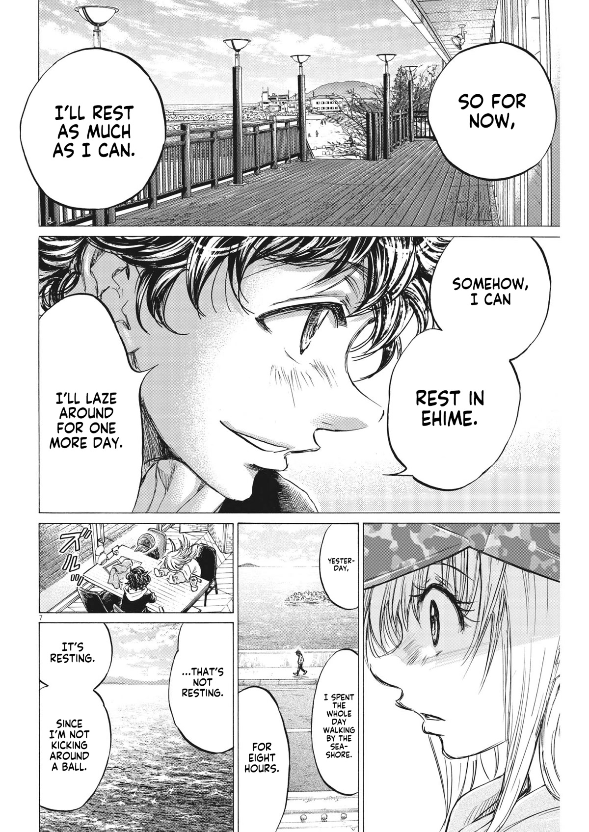 Ao Ashi Chapter 321 page 9 - Chapter 321: Monde Blue (Blue World)