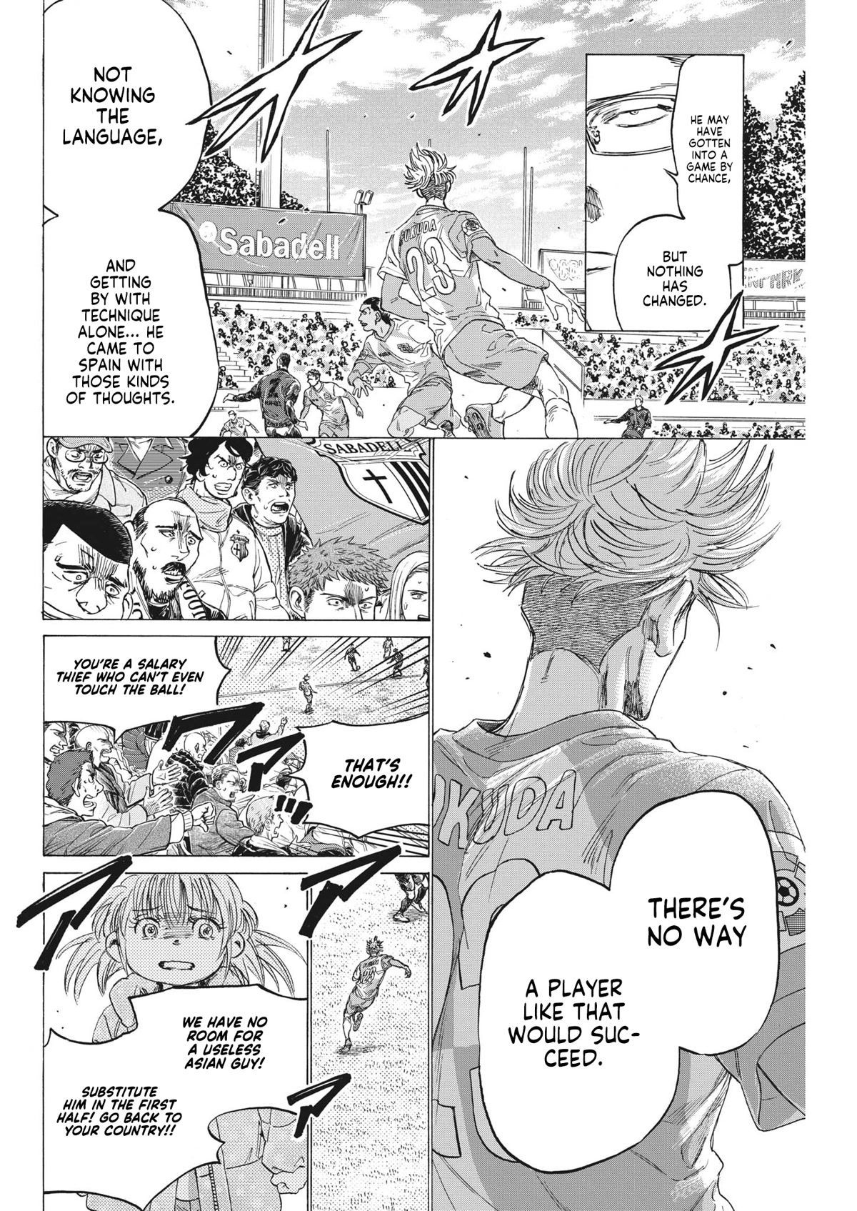 Ao Ashi Chapter 322 page 16 - Chapter 322: La Liga Match 17 SC Sabadell vs SC Europa