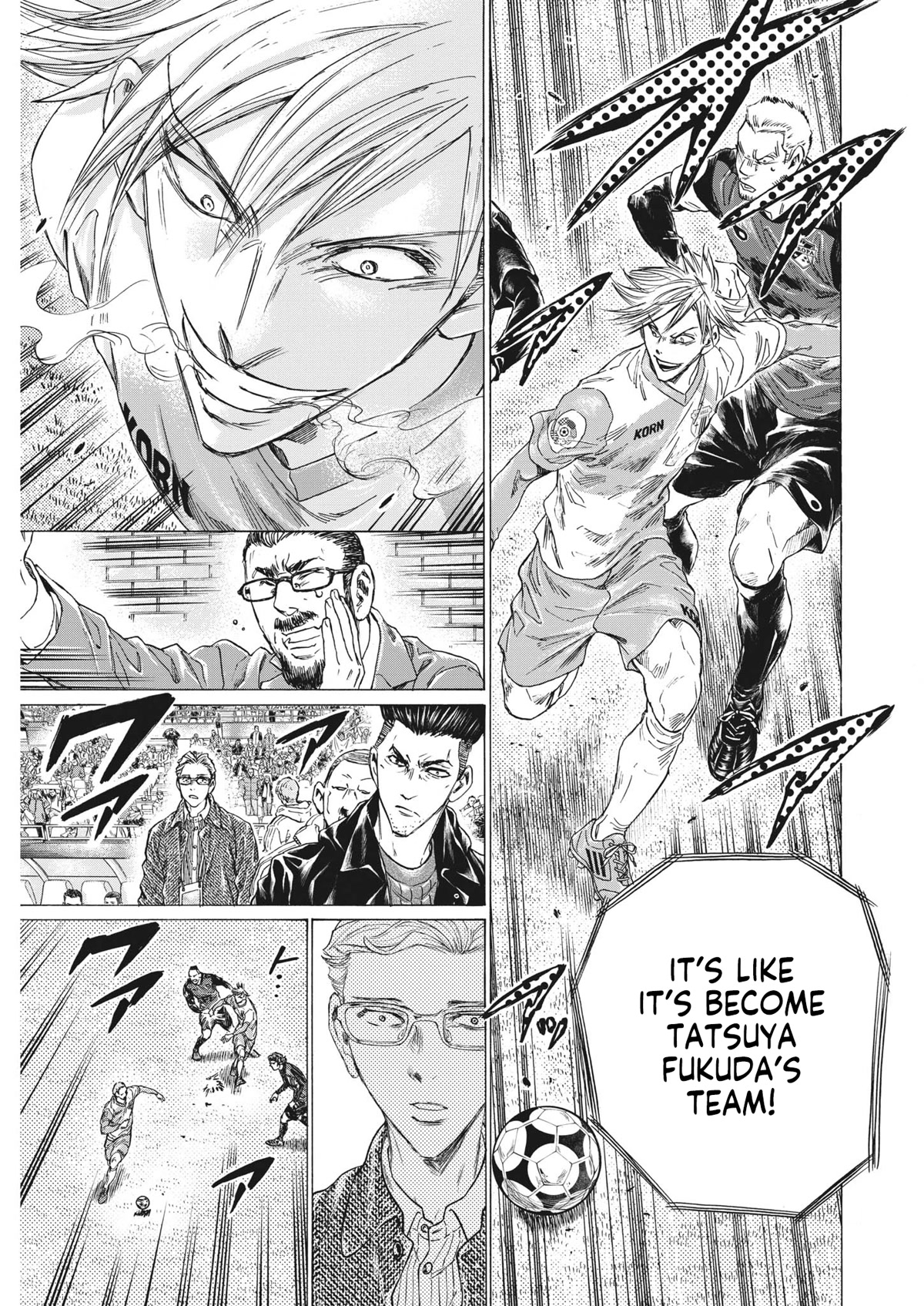 Ao Ashi Chapter 324 page 14 - Chapter 324: Watching Your Ever..