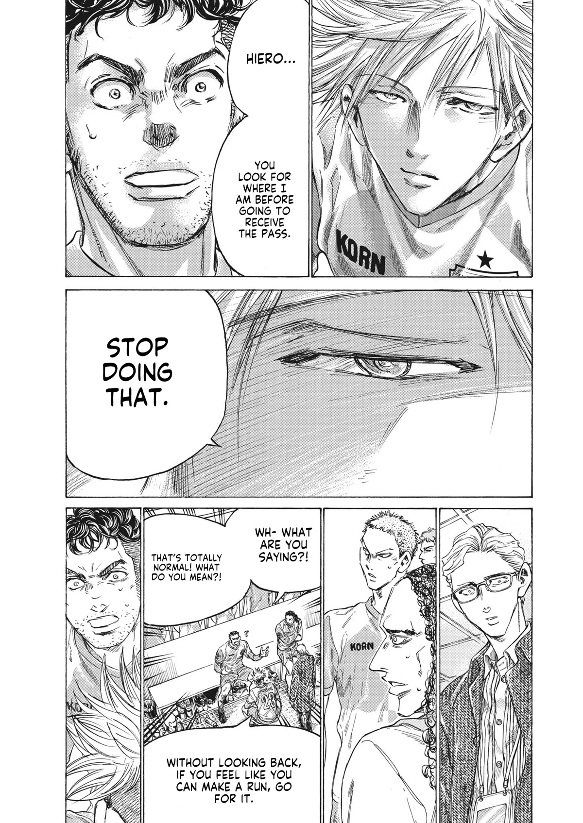 Ao Ashi Chapter 324 page 4 - Chapter 324: Watching Your Ever..