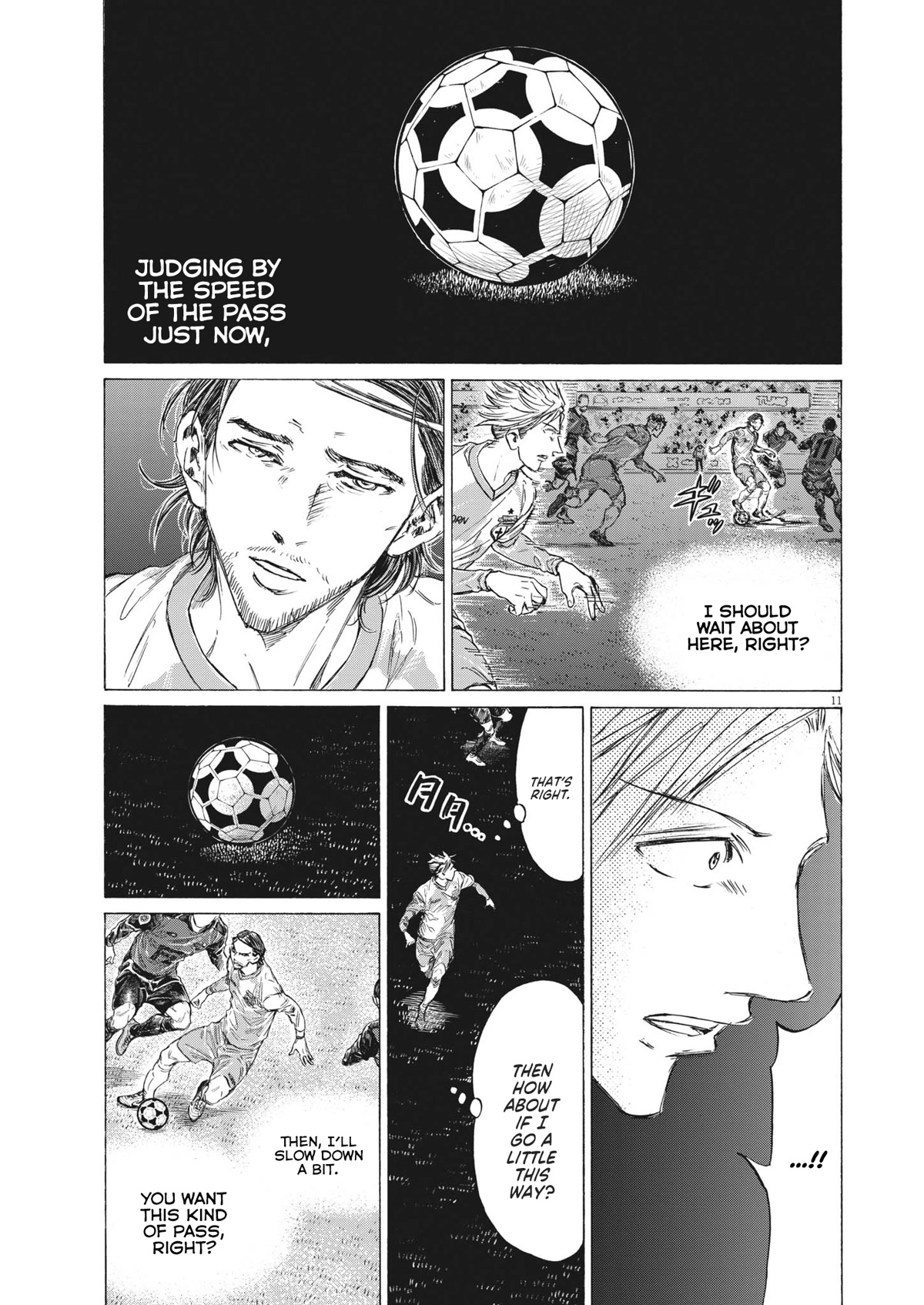 Ao Ashi Chapter 325 page 12 - Chapter 325: Thank You, Football