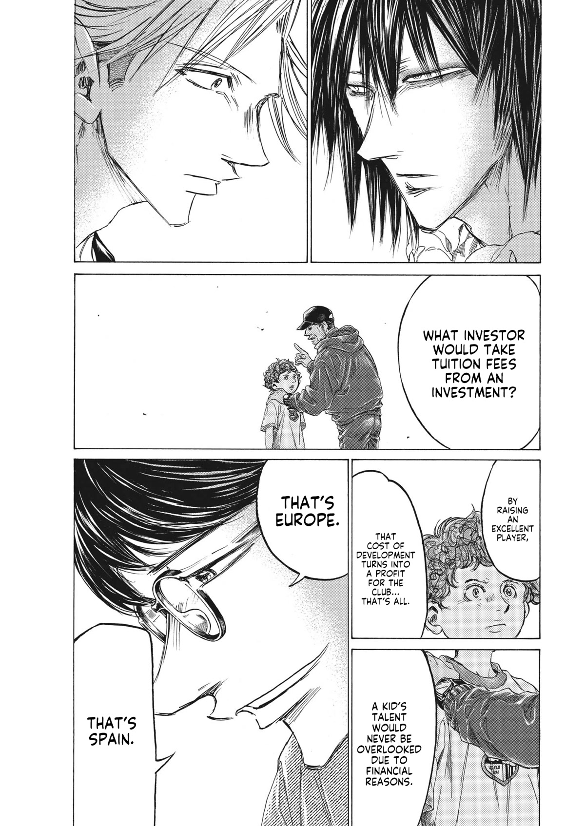 Ao Ashi Chapter 328 page 18 - Chapter 328: Youth Development is an investment.