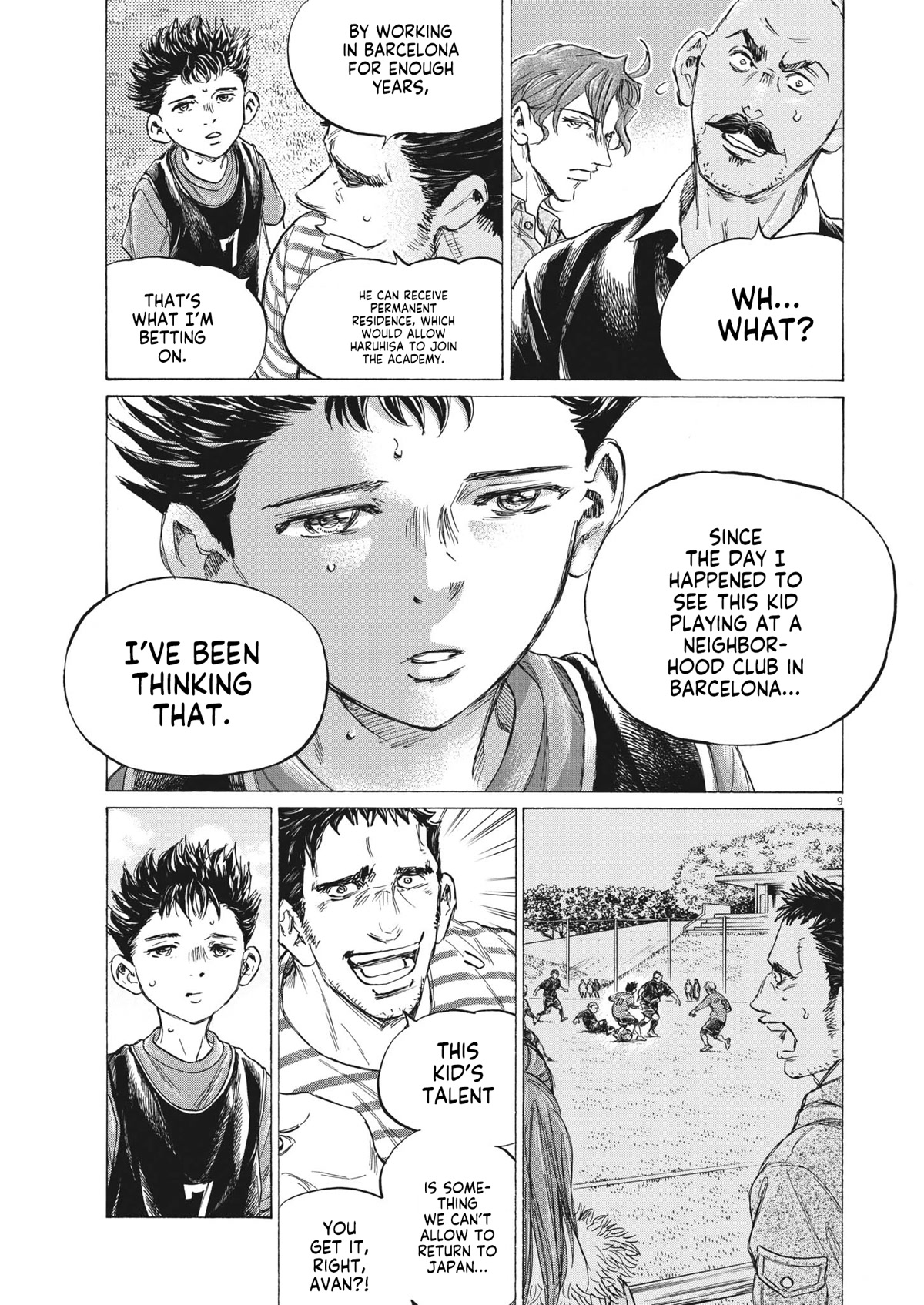 Ao Ashi Chapter 330 page 10 - Chapter 330: Mont Blanc Talk
