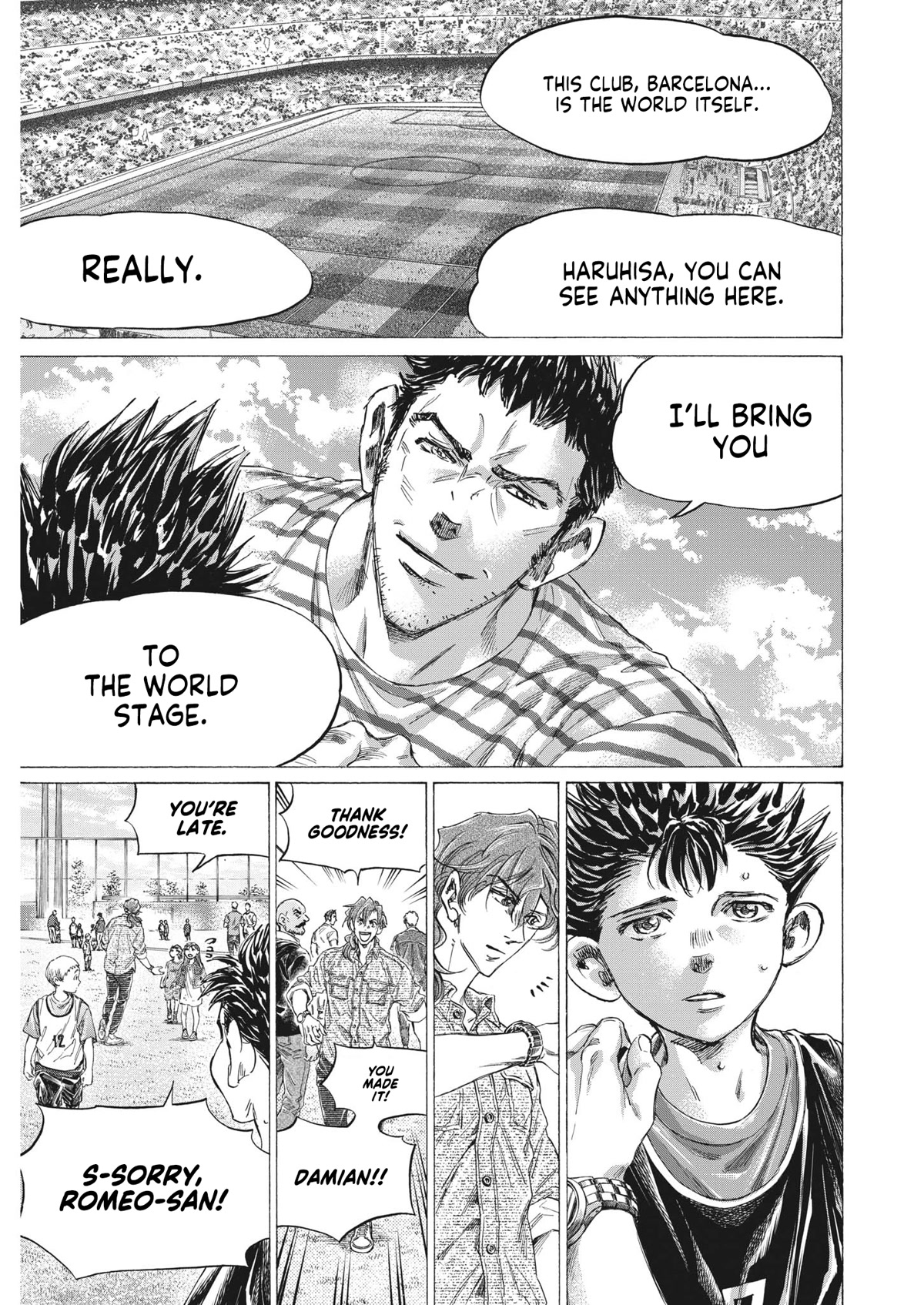 Ao Ashi Chapter 330 page 14 - Chapter 330: Mont Blanc Talk