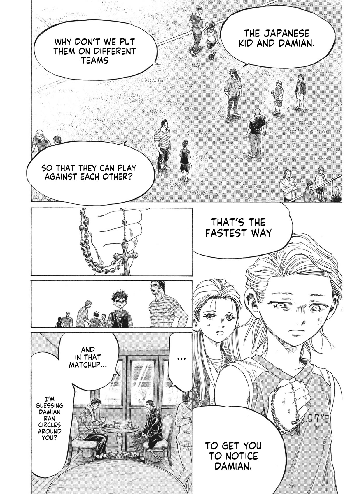 Ao Ashi Chapter 330 page 17 - Chapter 330: Mont Blanc Talk