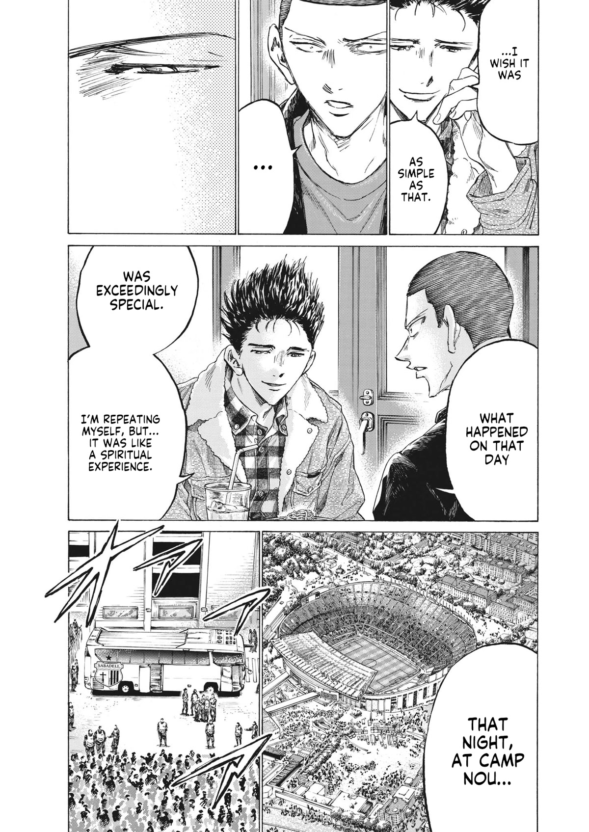 Ao Ashi Chapter 330 page 18 - Chapter 330: Mont Blanc Talk