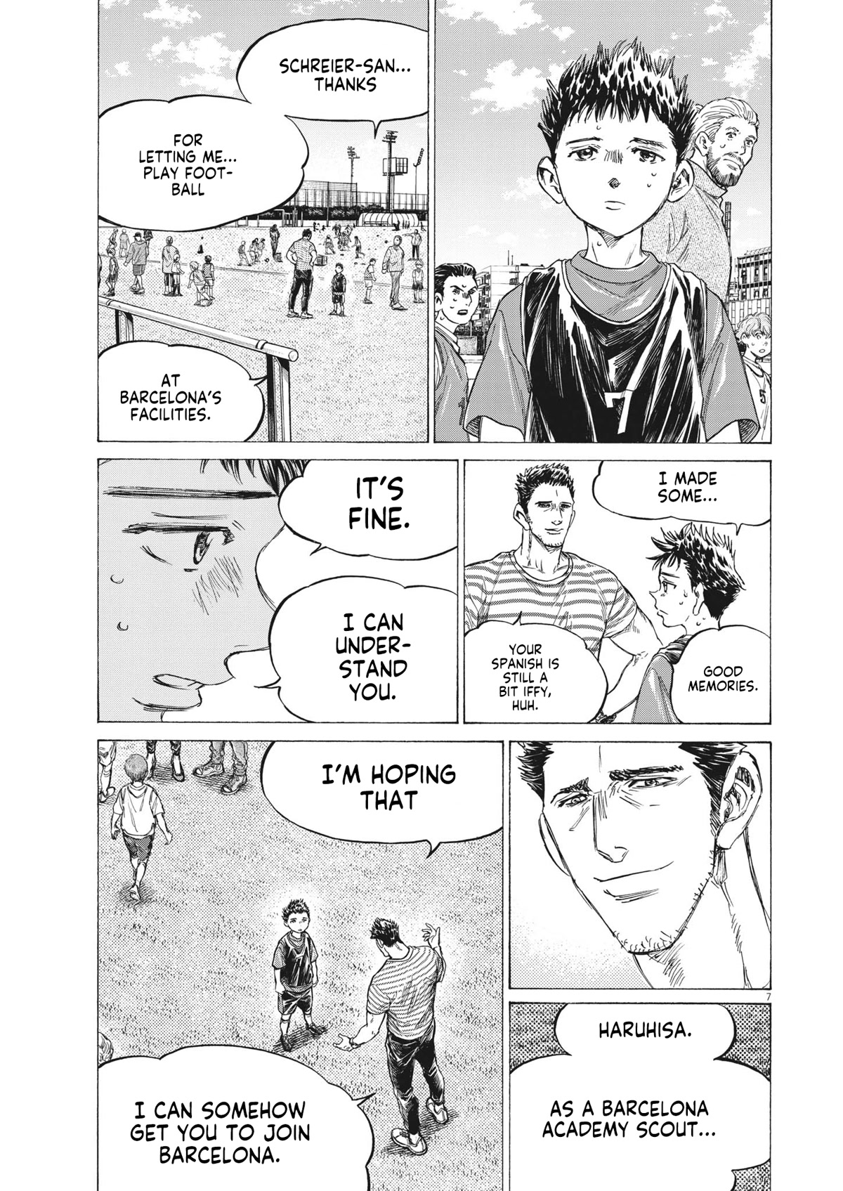 Ao Ashi Chapter 330 page 8 - Chapter 330: Mont Blanc Talk