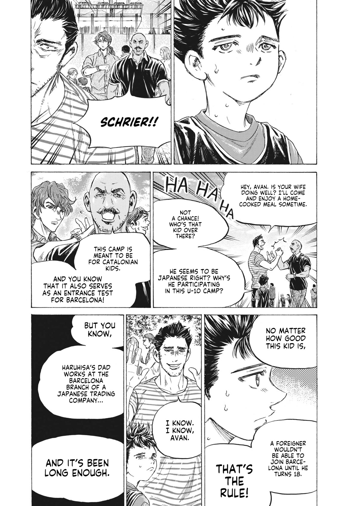 Ao Ashi Chapter 330 page 9 - Chapter 330: Mont Blanc Talk