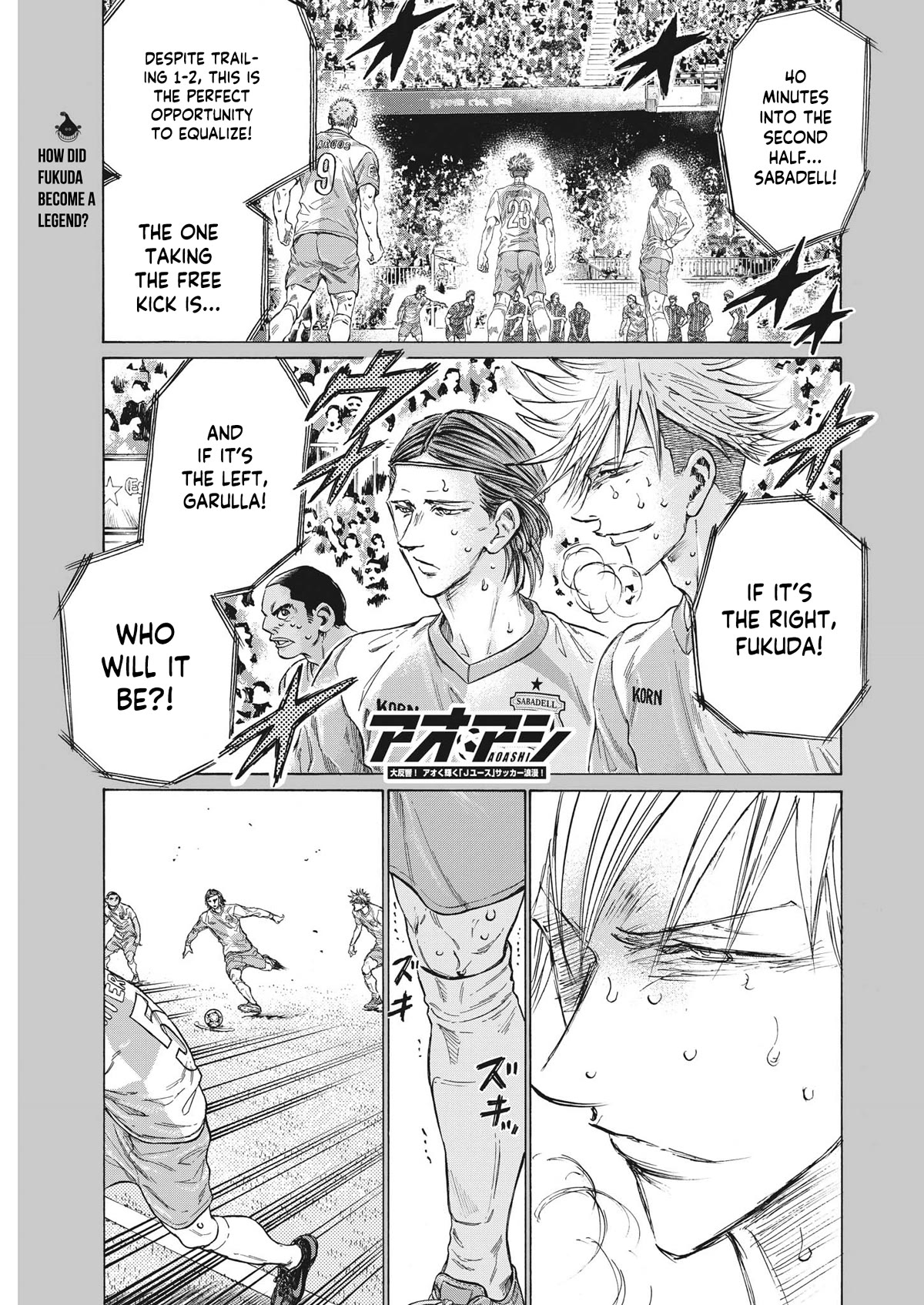 Ao Ashi Chapter 334 page 2 - Chapter 334: Fukuda Tatsuya’s Miracle