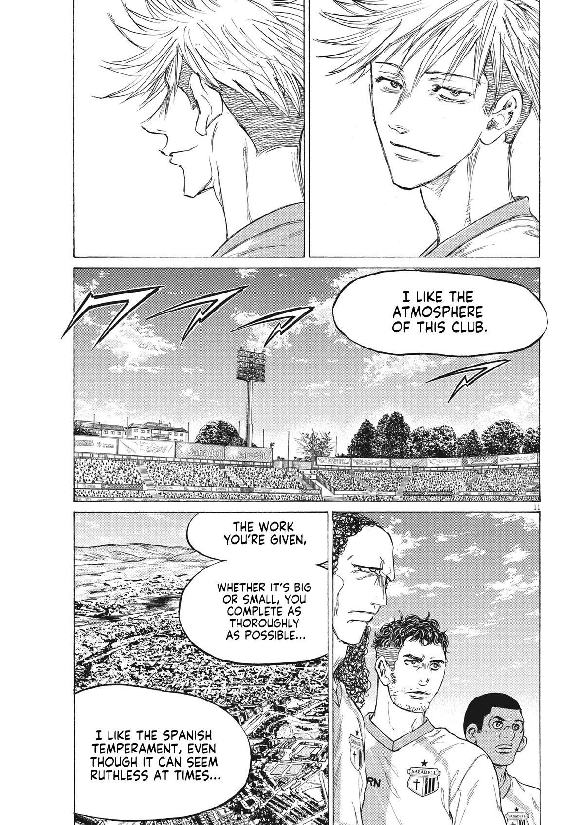 Ao Ashi Chapter 335 page 12 - Chapter 335: Eagle Fly Free