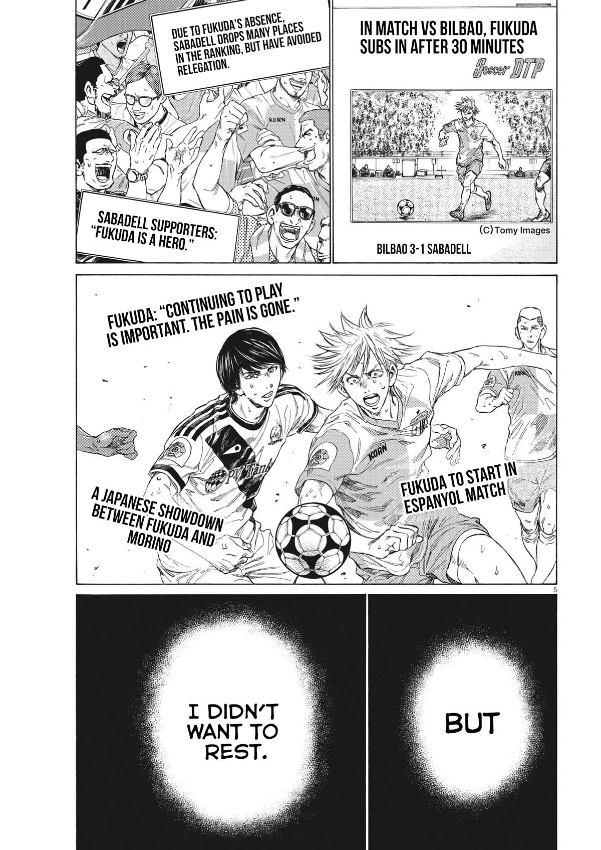 Ao Ashi Chapter 335 page 6 - Chapter 335: Eagle Fly Free