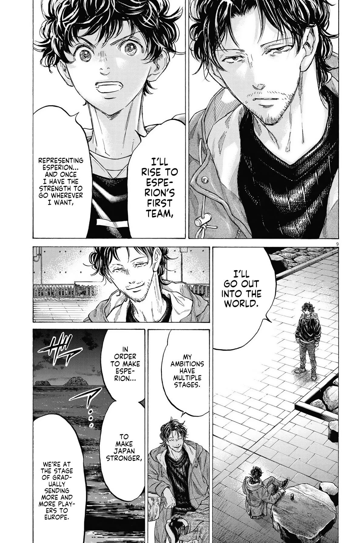 Ao Ashi Chapter 337 page 10 - Chapter 337: To The World