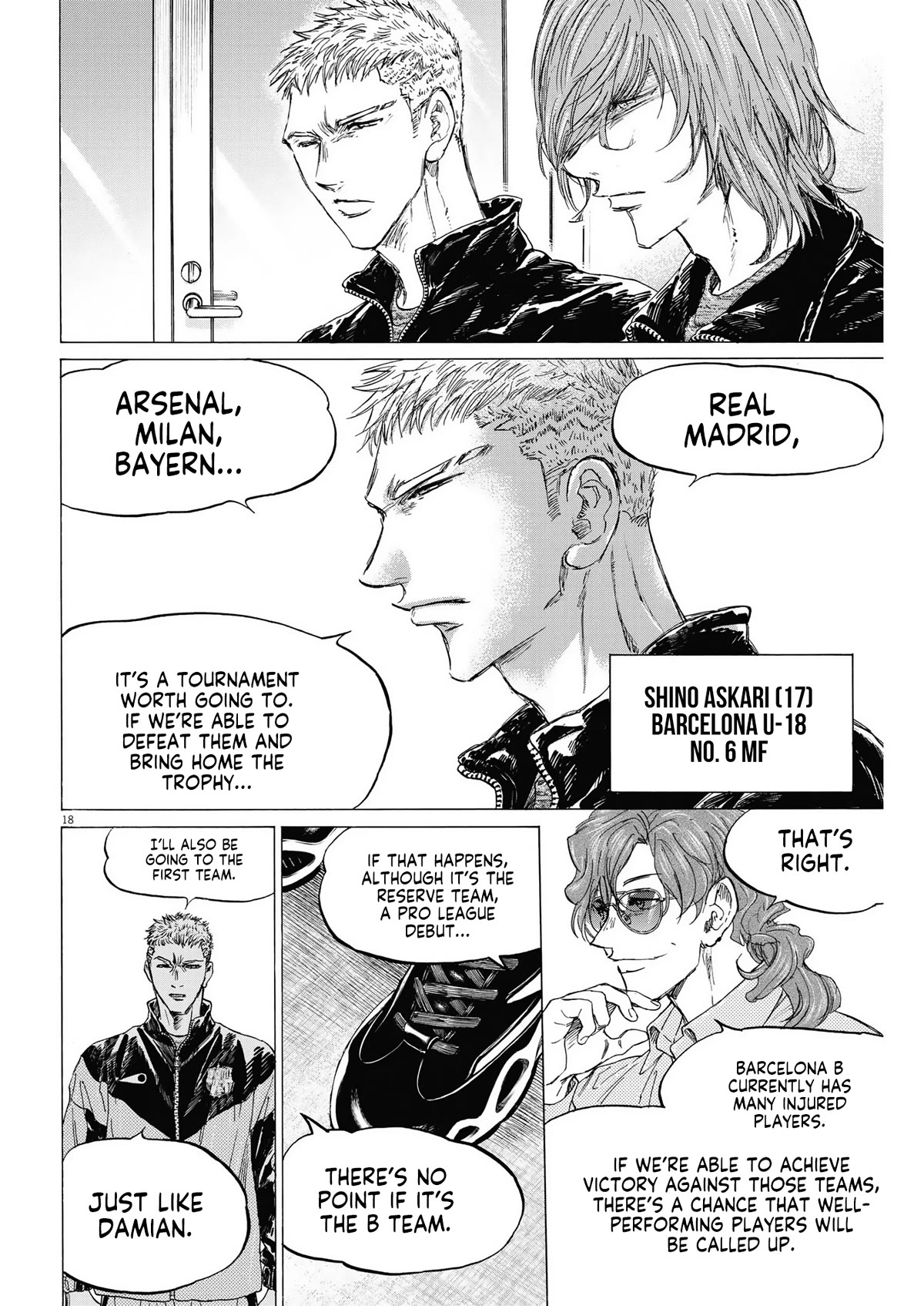 Ao Ashi Chapter 337 page 18 - Chapter 337: To The World