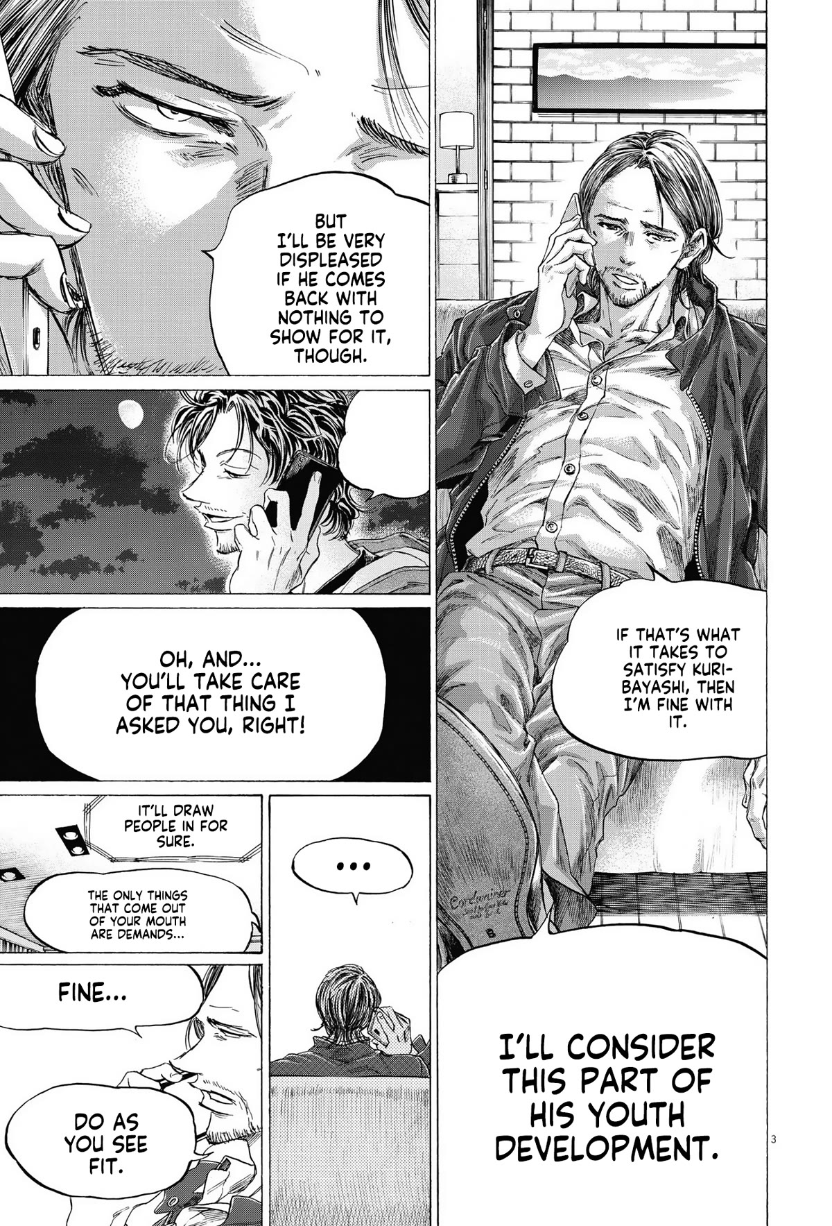 Ao Ashi Chapter 337 page 4 - Chapter 337: To The World