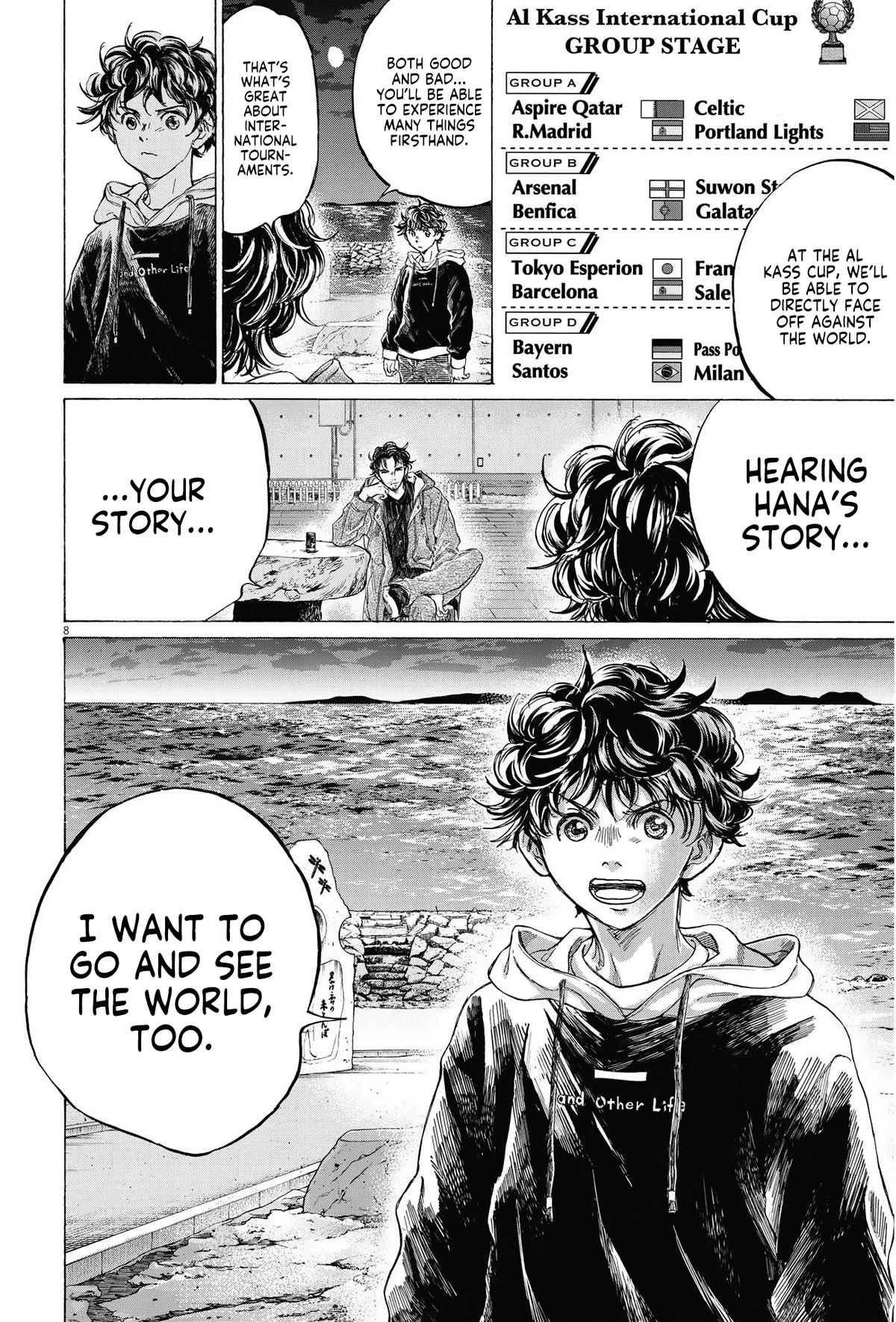 Ao Ashi Chapter 337 page 9 - Chapter 337: To The World