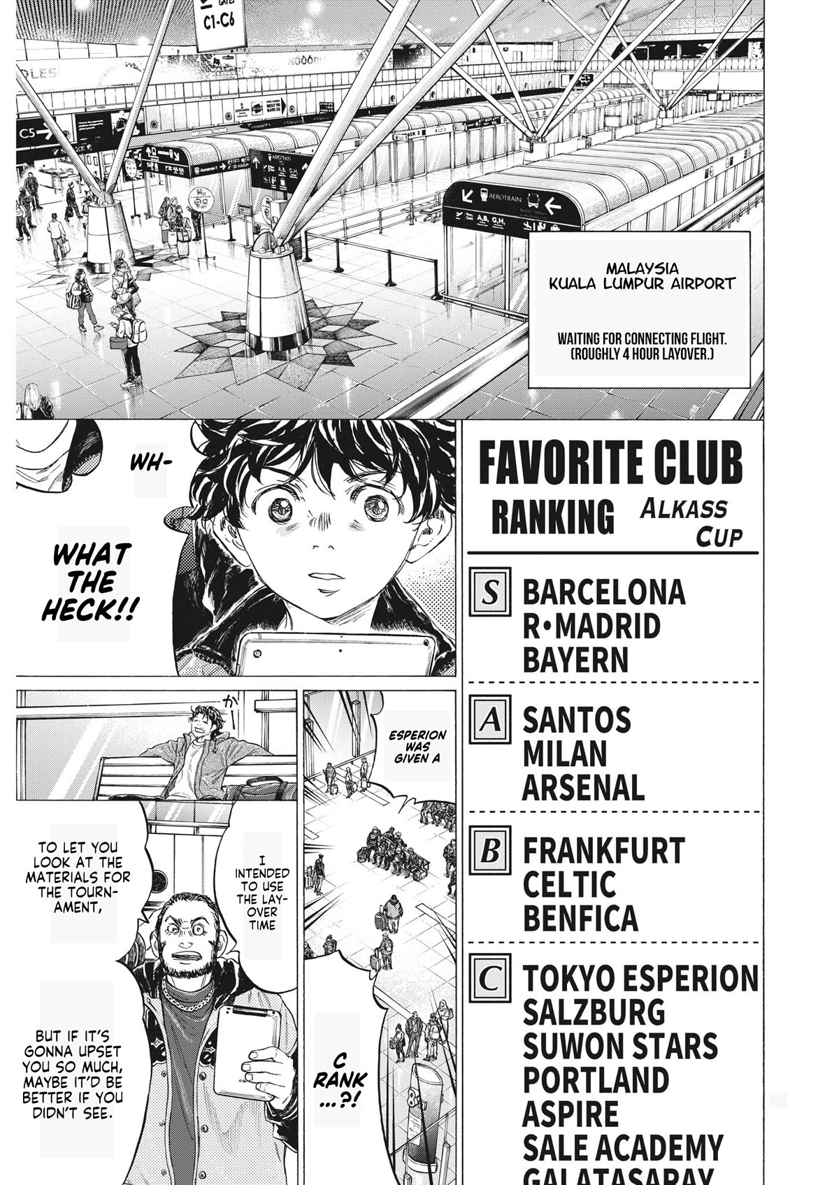 Ao Ashi Chapter 338 page 10 - Chapter 338: Flights to Qatar