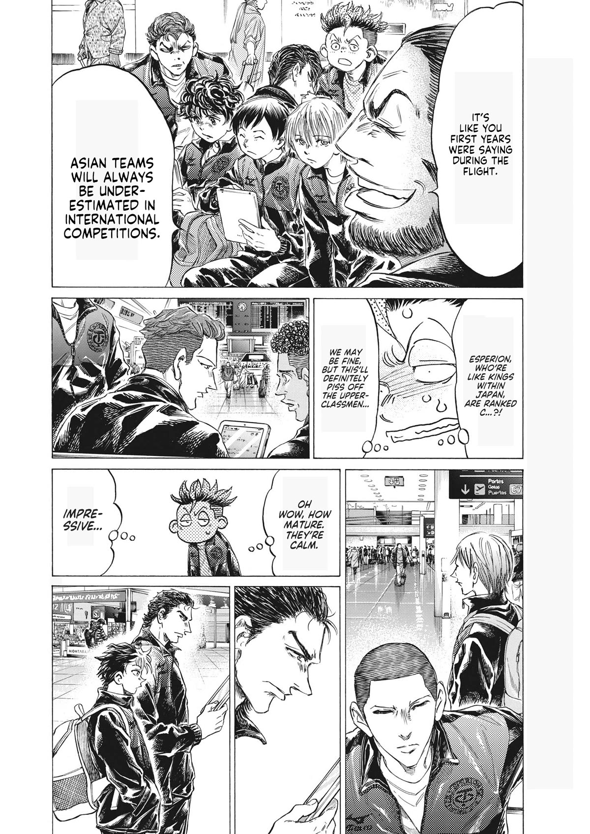 Ao Ashi Chapter 338 page 11 - Chapter 338: Flights to Qatar