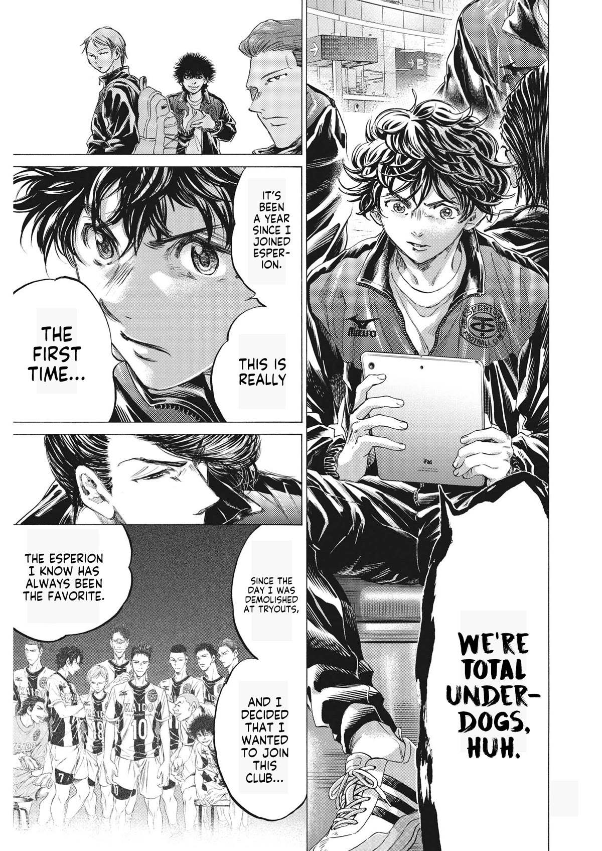 Ao Ashi Chapter 338 page 16 - Chapter 338: Flights to Qatar