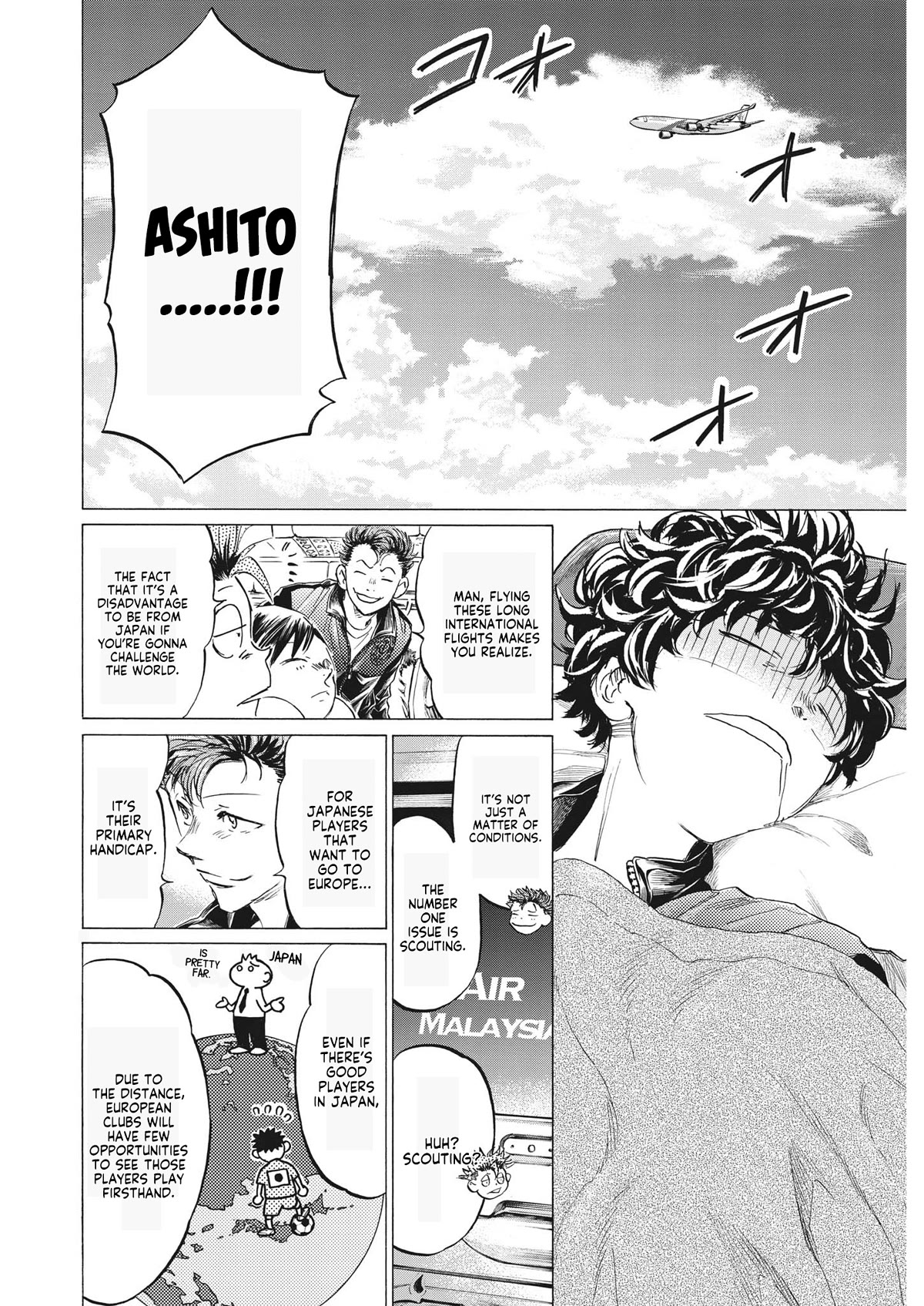 Ao Ashi Chapter 338 page 7 - Chapter 338: Flights to Qatar