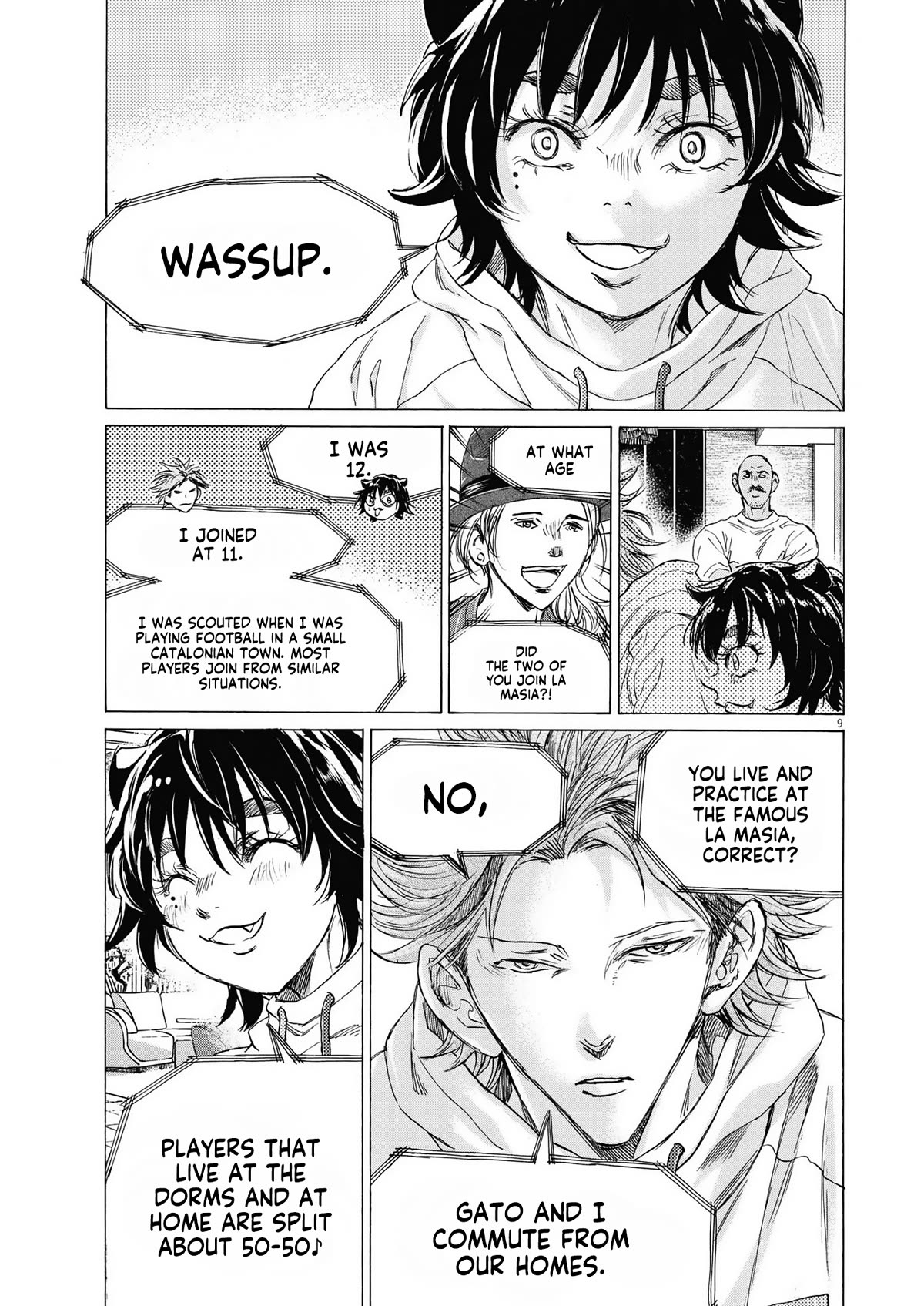Ao Ashi Chapter 340 page 10 - Chapter 340: Interview with Barcelona