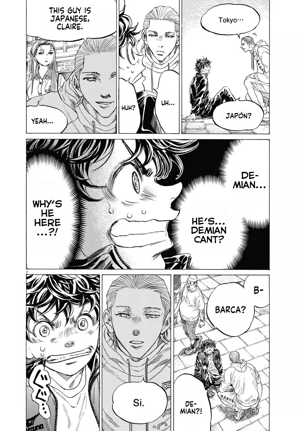Ao Ashi Chapter 340 page 3 - Chapter 340: Interview with Barcelona