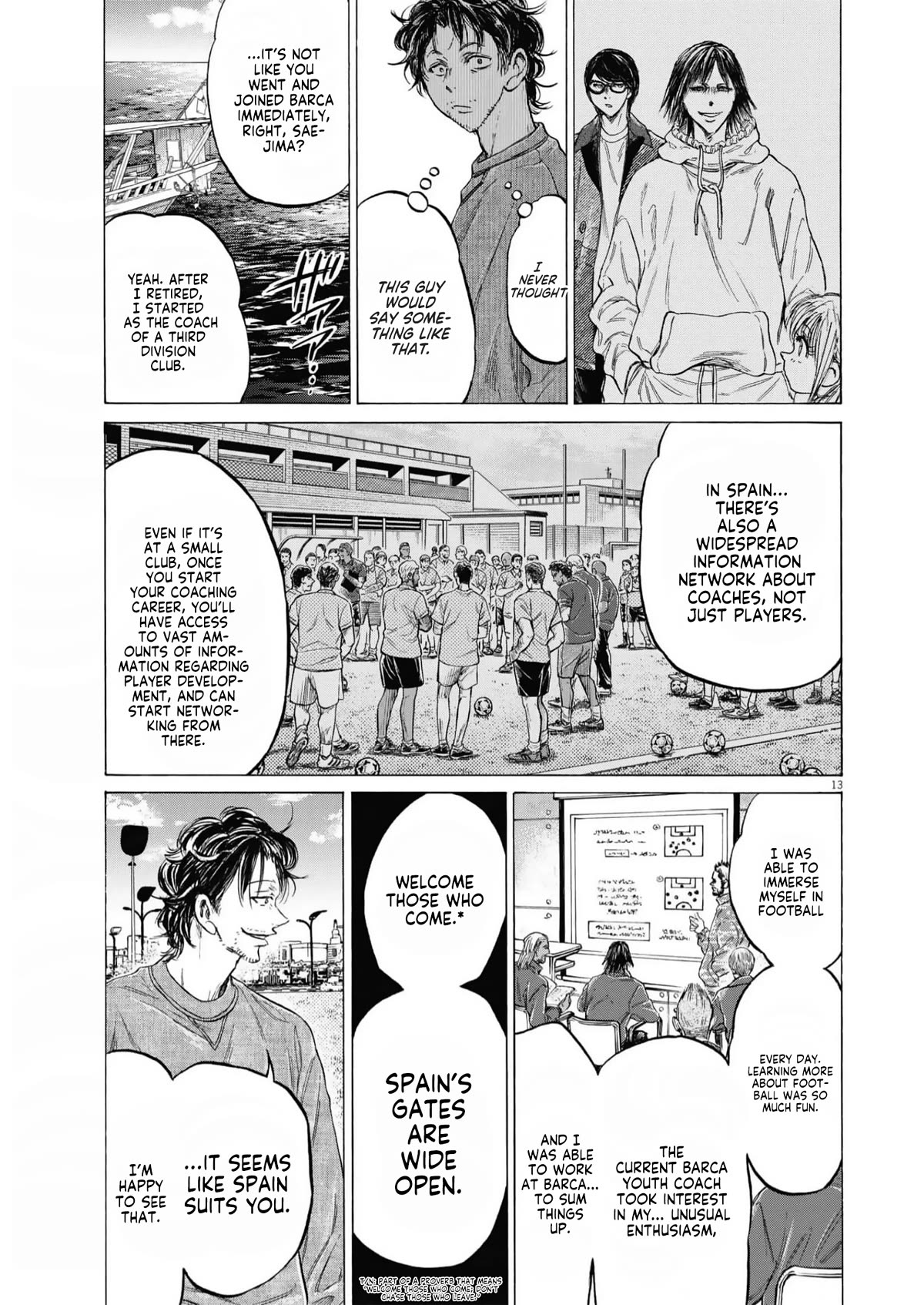 Ao Ashi Chapter 342 page 14 - Chapter 342: Like an Ant
