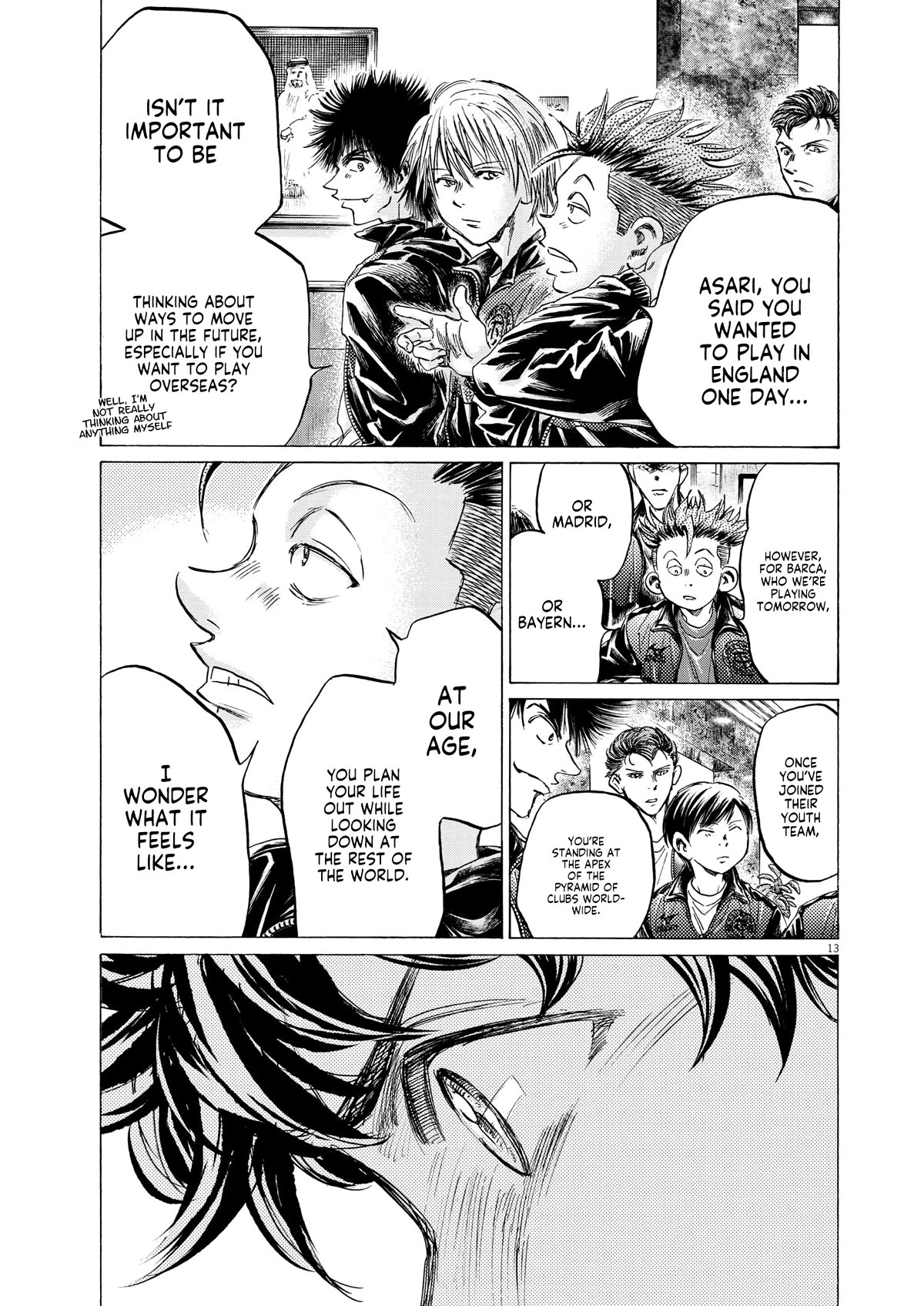 Ao Ashi Chapter 345 page 12 - Chapter 345: Listening in on Spain