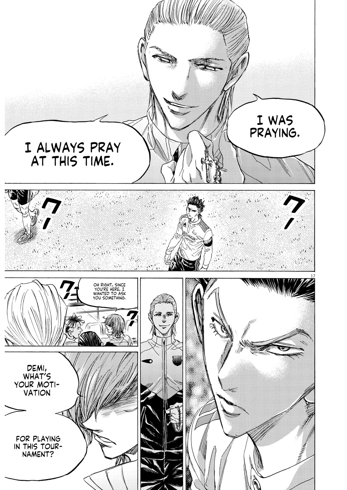 Ao Ashi Chapter 345 page 16 - Chapter 345: Listening in on Spain