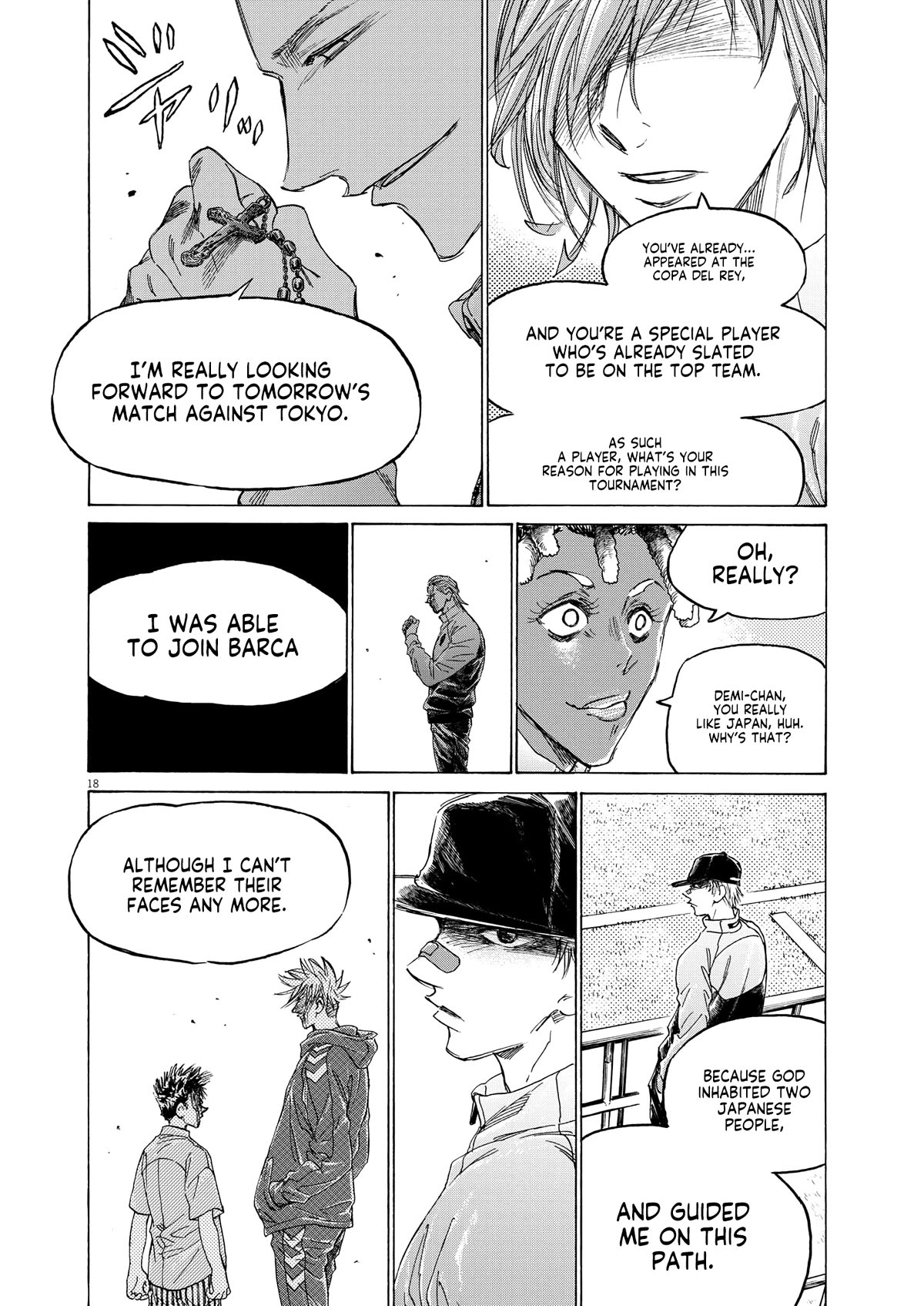 Ao Ashi Chapter 345 page 17 - Chapter 345: Listening in on Spain