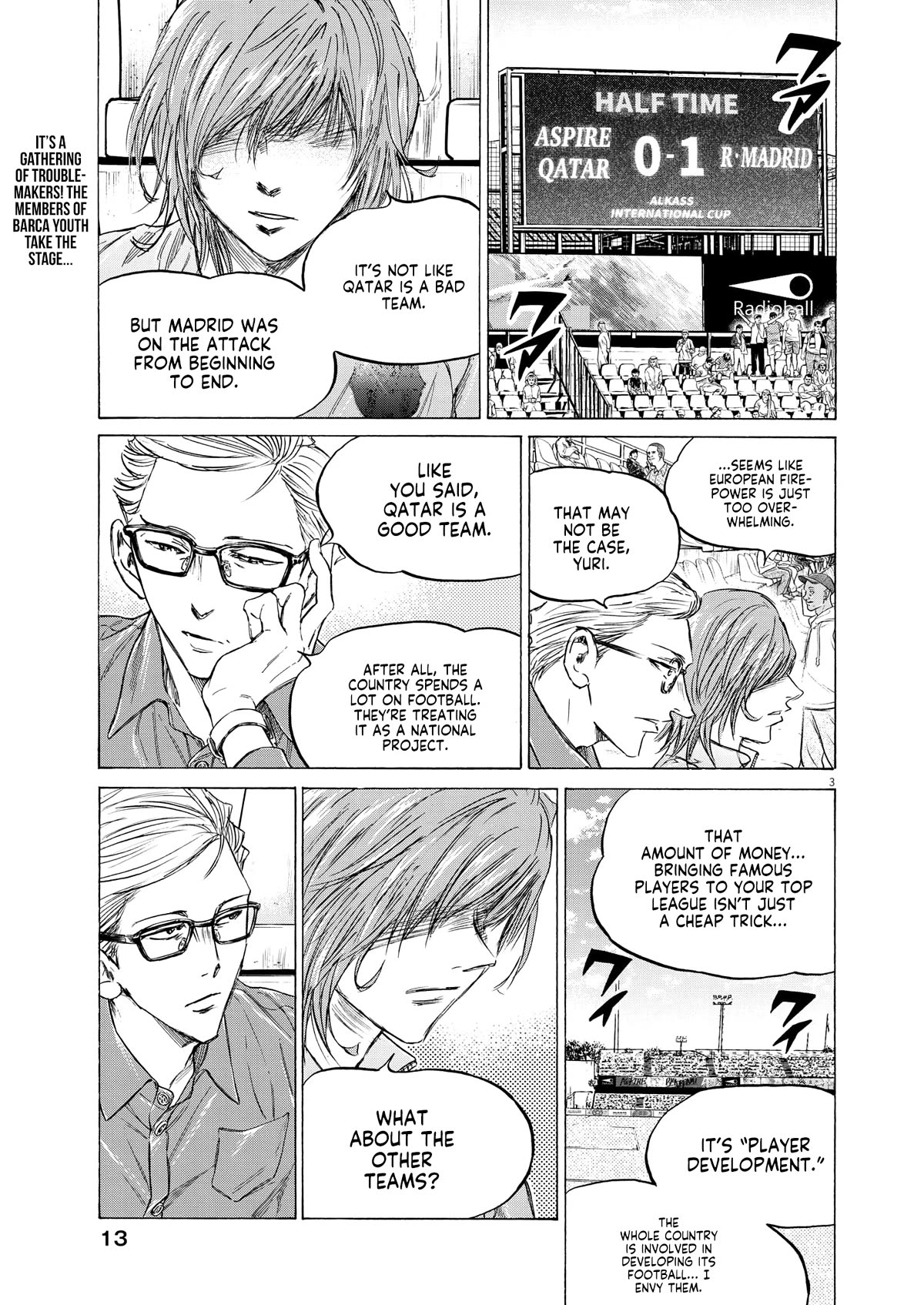 Ao Ashi Chapter 345 page 2 - Chapter 345: Listening in on Spain