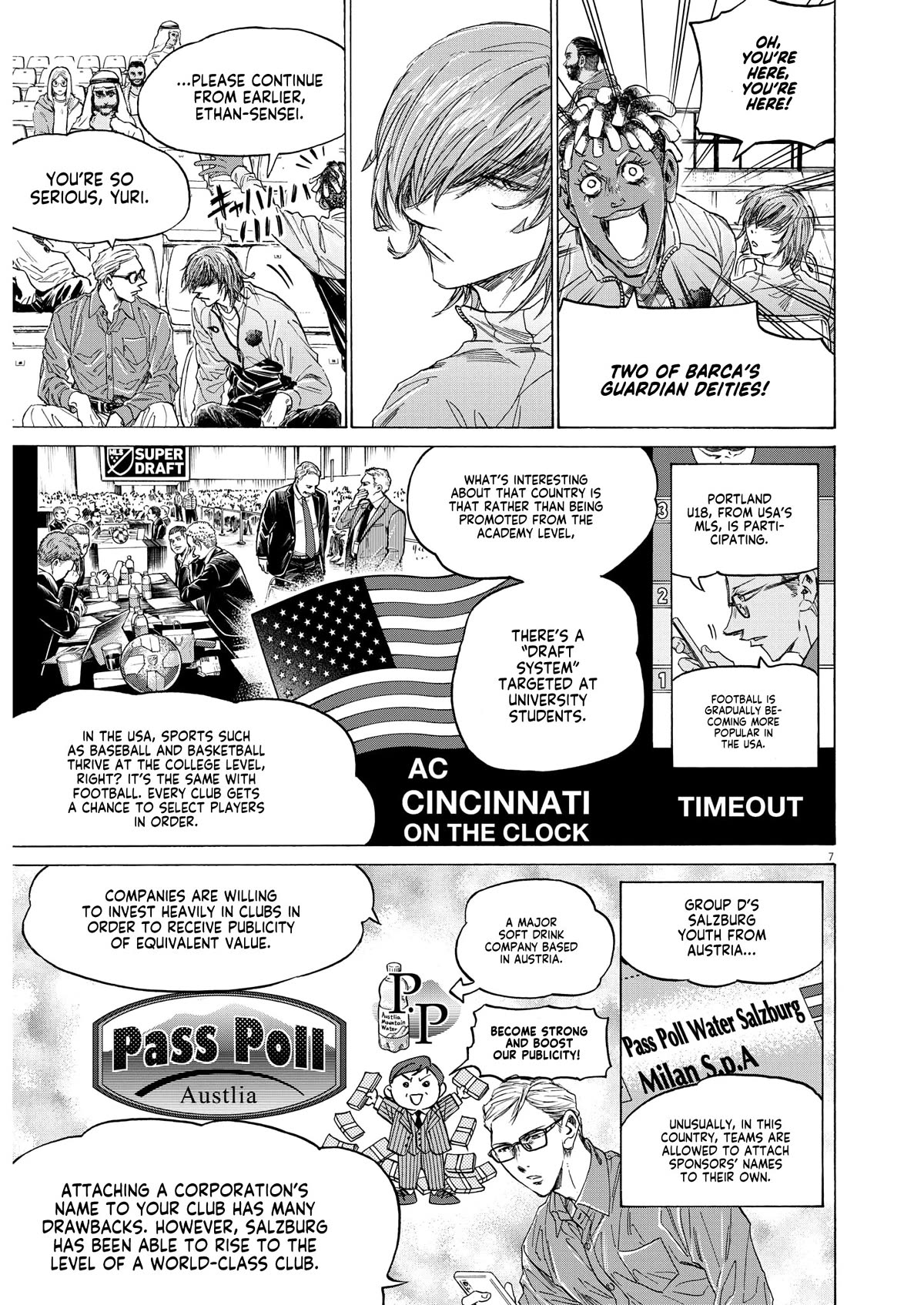 Ao Ashi Chapter 345 page 6 - Chapter 345: Listening in on Spain
