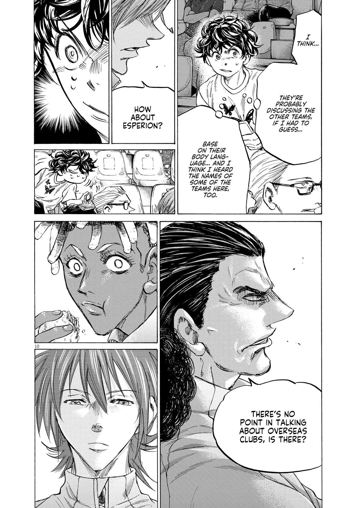 Ao Ashi Chapter 345 page 9 - Chapter 345: Listening in on Spain