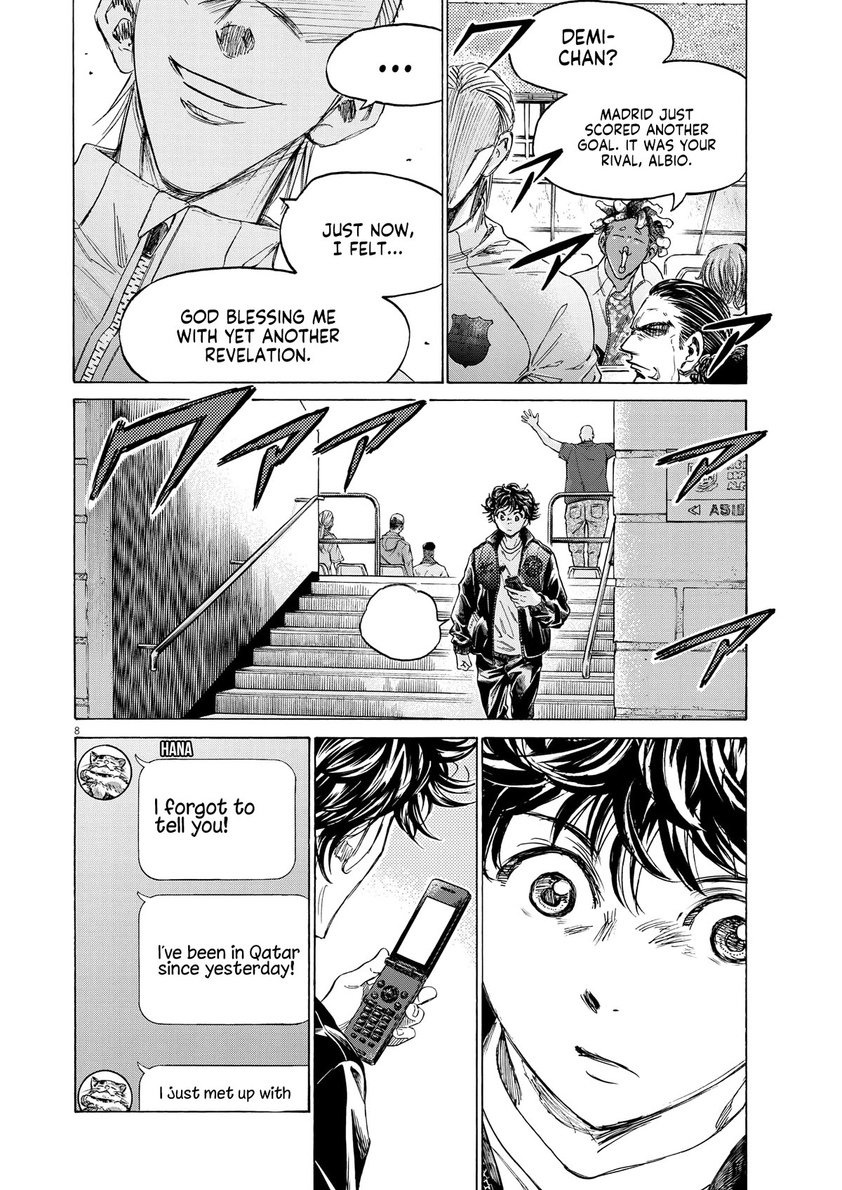 Ao Ashi Chapter 346 page 8 - Chapter 346: Demian's Revelation