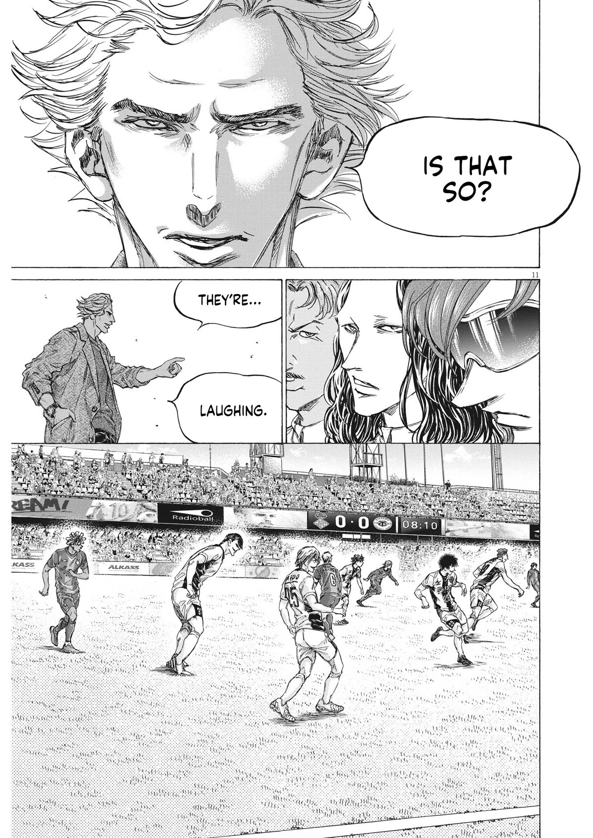 Ao Ashi Chapter 349 page 12 - Chapter 349: Alkass Cup Group D, Match vs Barcelon U-18