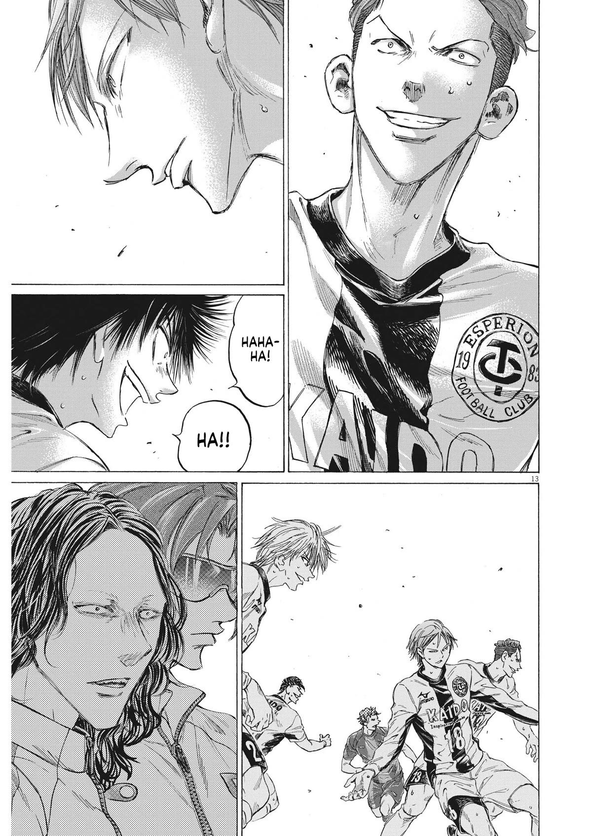 Ao Ashi Chapter 349 page 14 - Chapter 349: Alkass Cup Group D, Match vs Barcelon U-18