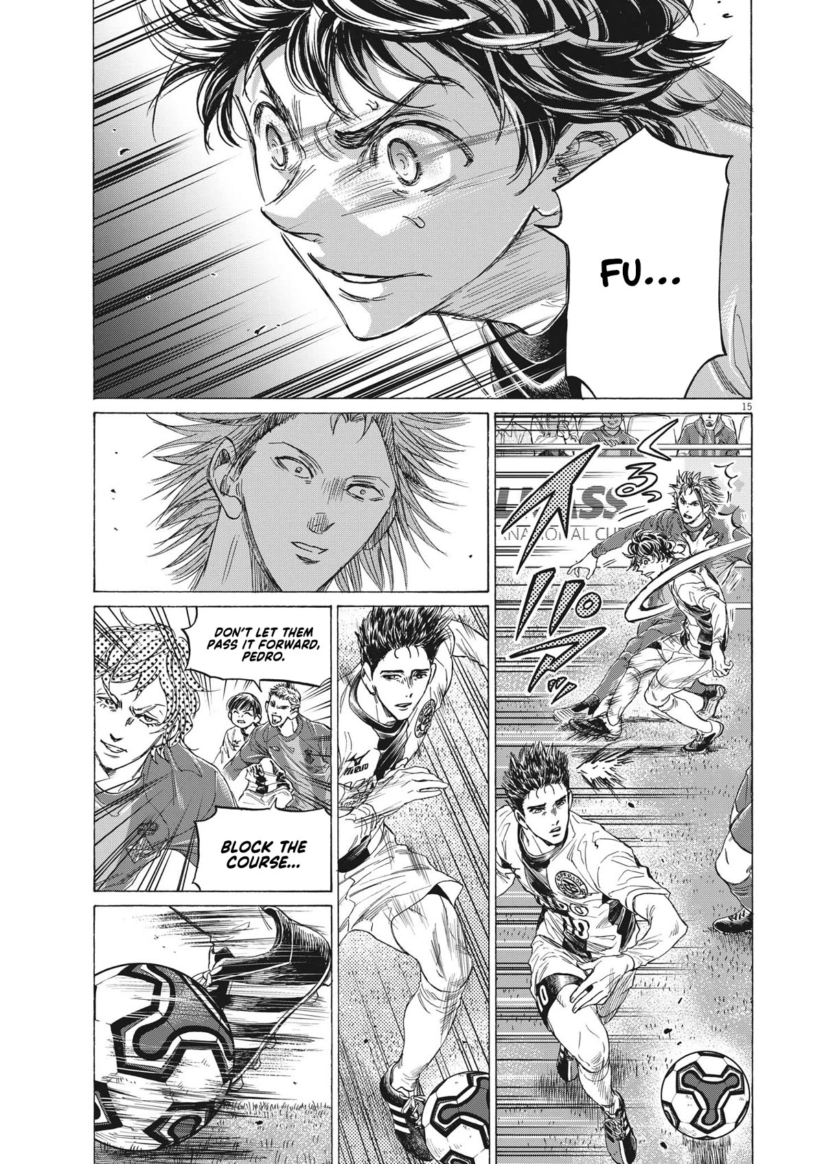 Ao Ashi Chapter 349 page 16 - Chapter 349: Alkass Cup Group D, Match vs Barcelon U-18