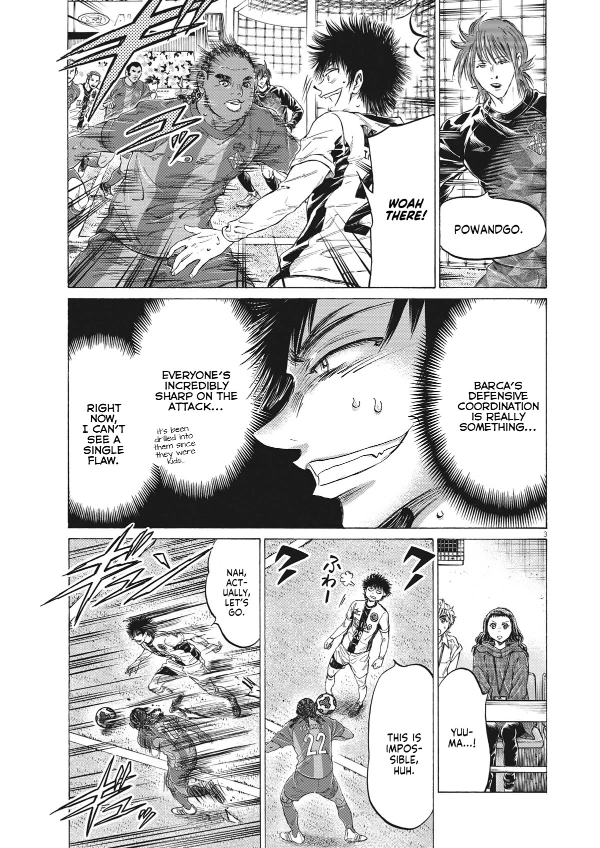 Ao Ashi Chapter 351 page 3 - Chapter 351: The First to Shoot