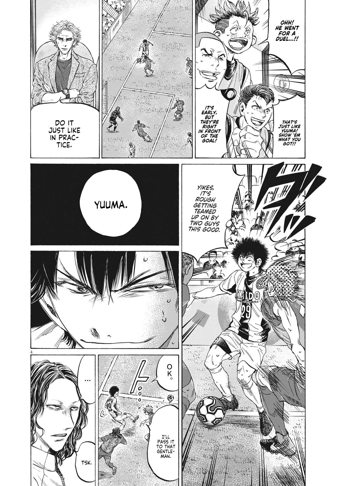 Ao Ashi Chapter 351 page 4 - Chapter 351: The First to Shoot