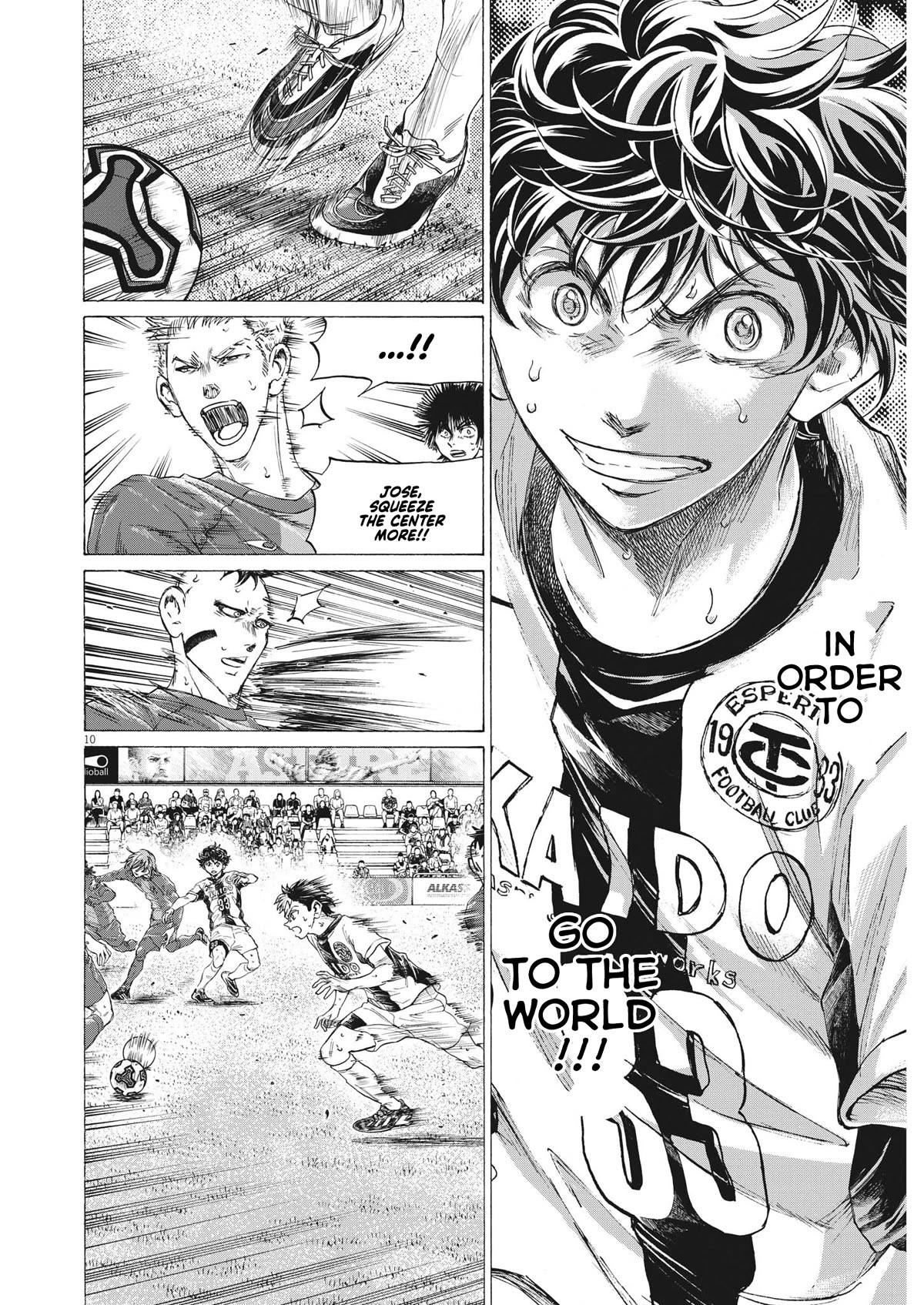 Ao Ashi Chapter 352 page 10 - Chapter 352: Even vs. Barca