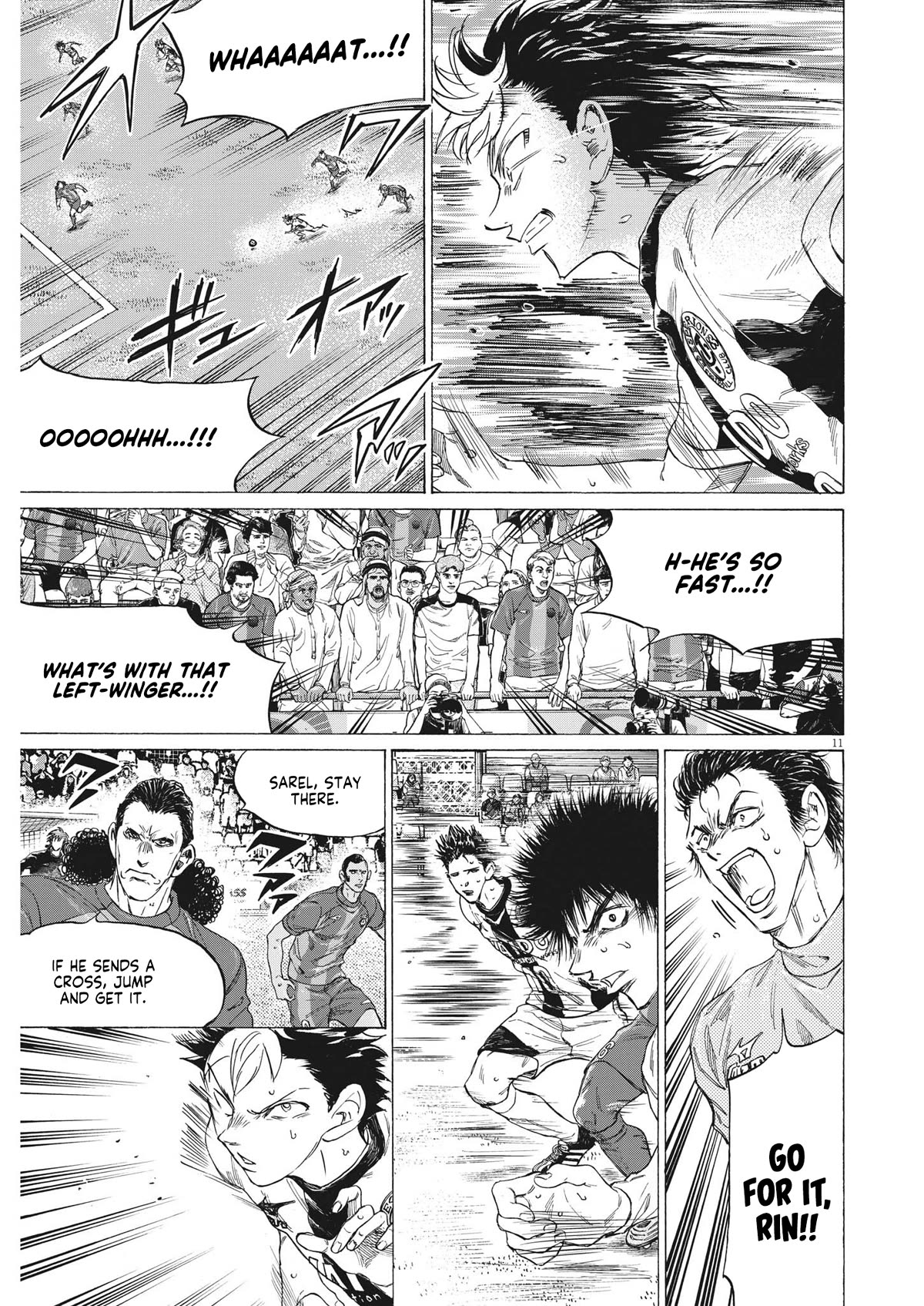 Ao Ashi Chapter 352 page 11 - Chapter 352: Even vs. Barca