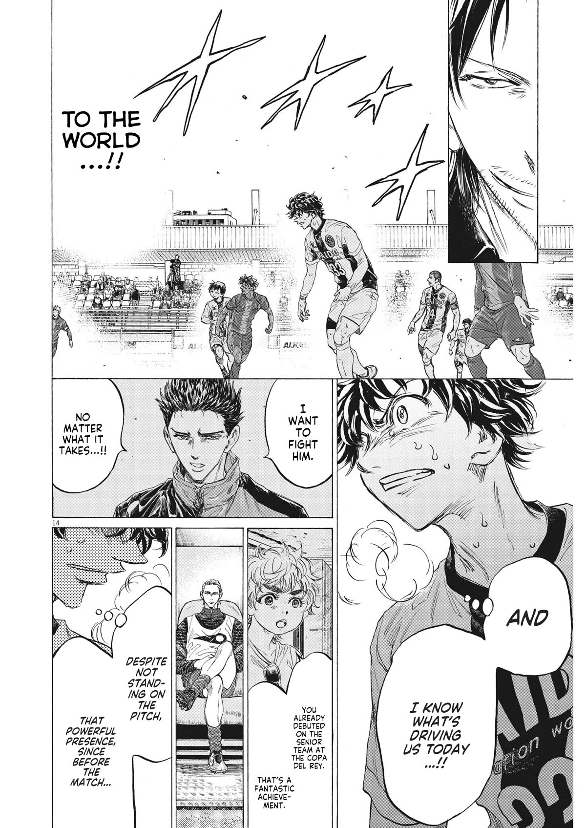 Ao Ashi Chapter 352 page 14 - Chapter 352: Even vs. Barca