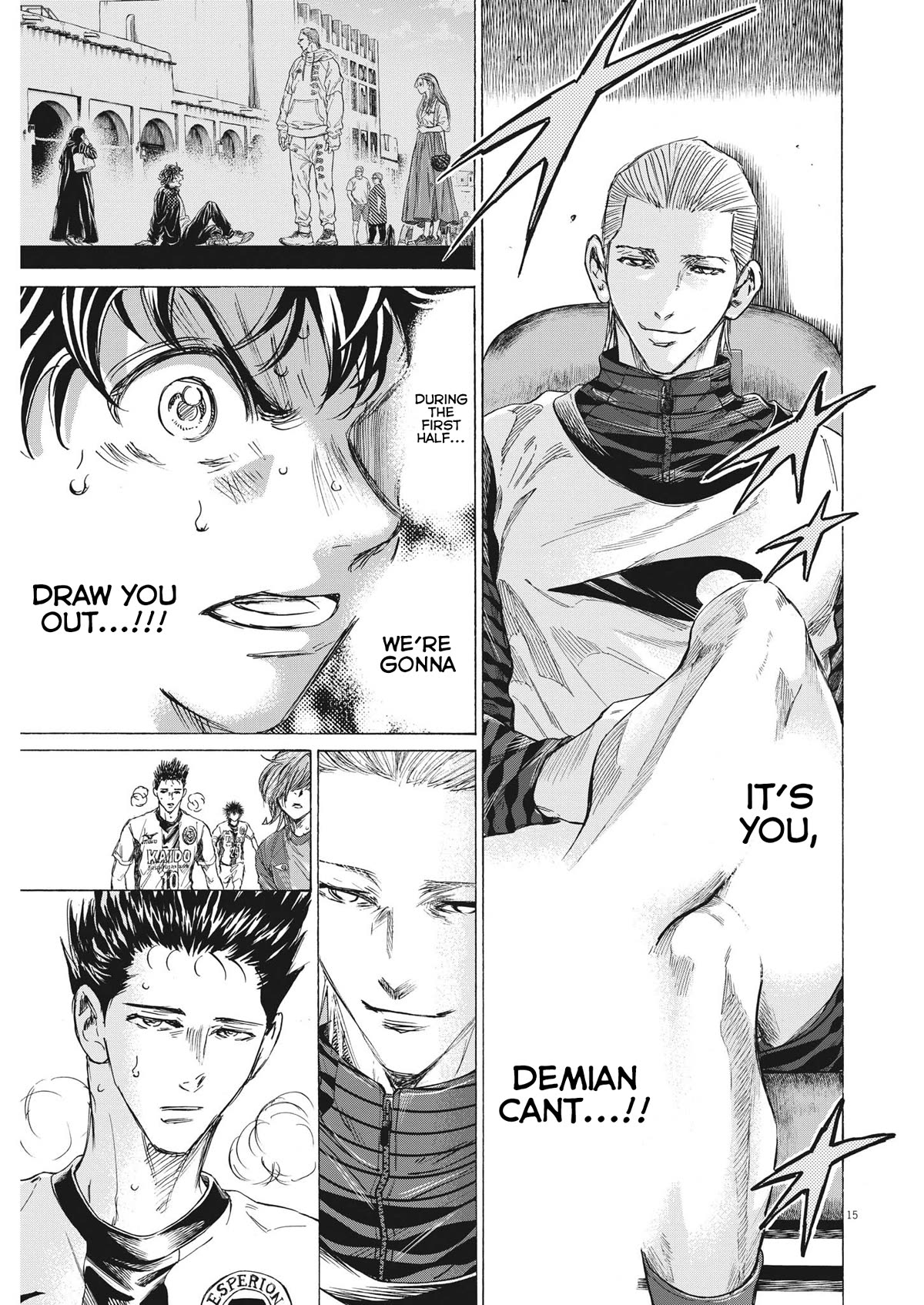 Ao Ashi Chapter 352 page 15 - Chapter 352: Even vs. Barca