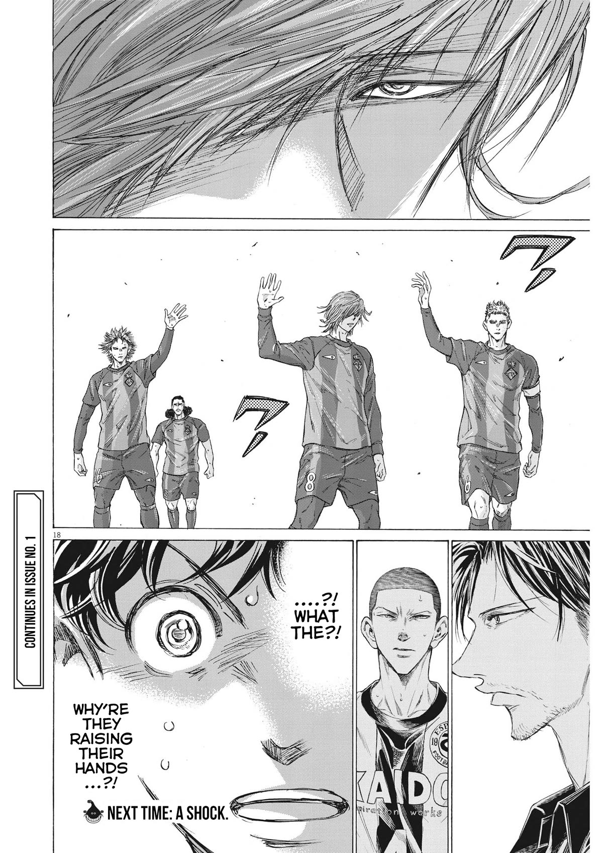 Ao Ashi Chapter 352 page 18 - Chapter 352: Even vs. Barca